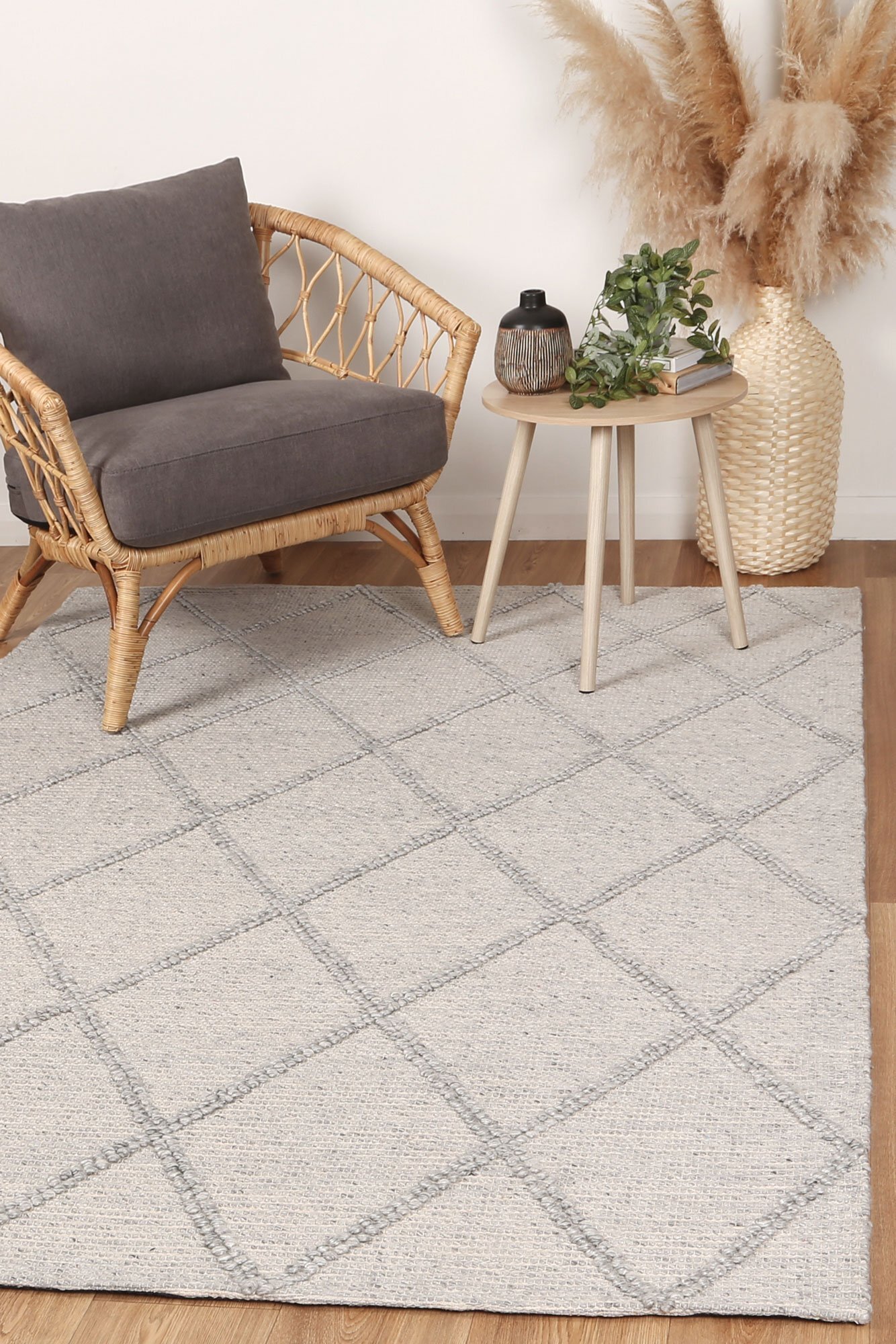 Large View Gemma Moroccan Diamond Rug(Size 230 x 160cm)