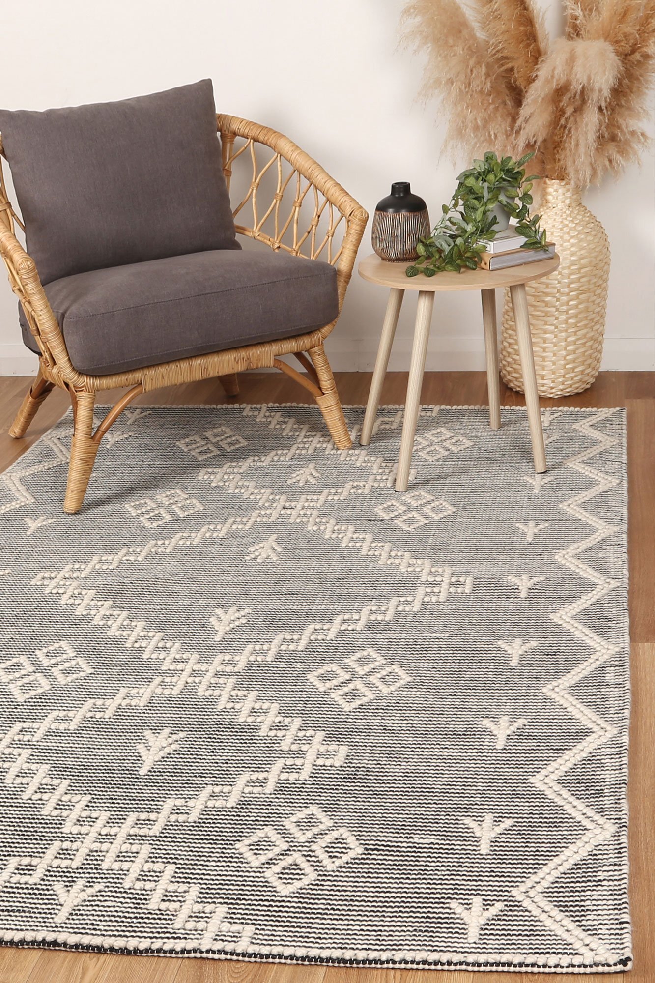 Gemma Moroccan Flatweave Rug(Size 230 x 160cm)