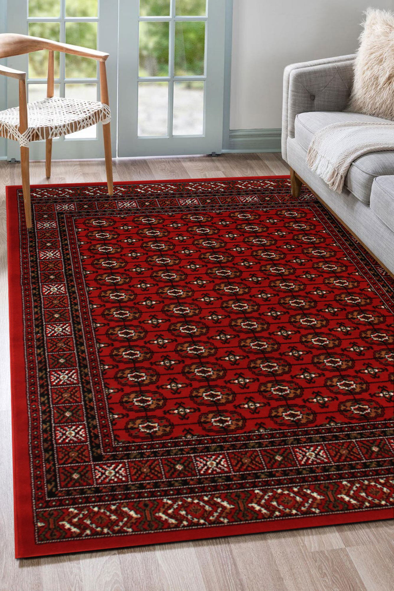 Gil Traditional Afghan Design Rug(Size 170 x 120cm)