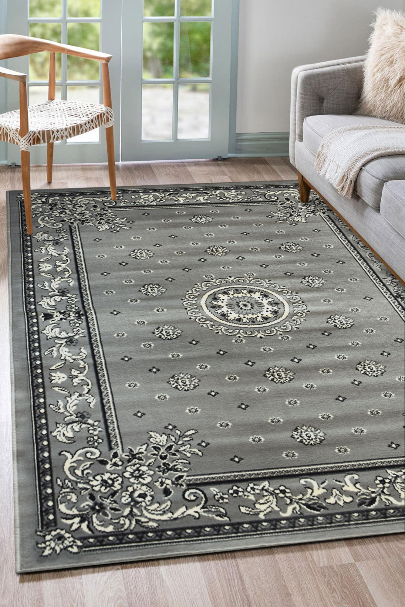 Grey shop persian rug