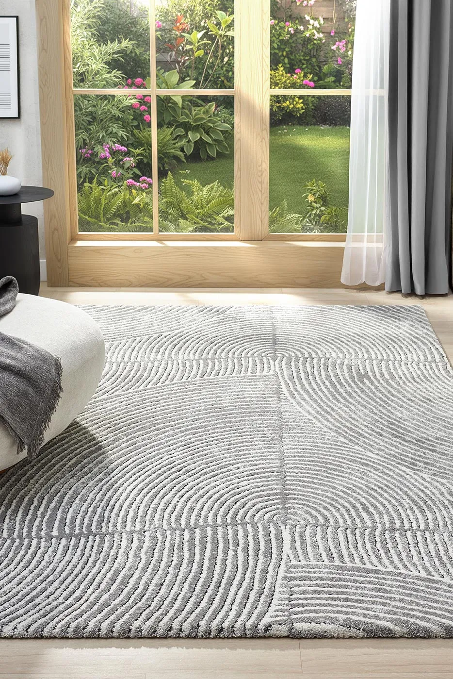 Hollis Geometric Rug HB1707-KG(Size 230 x 160cm)