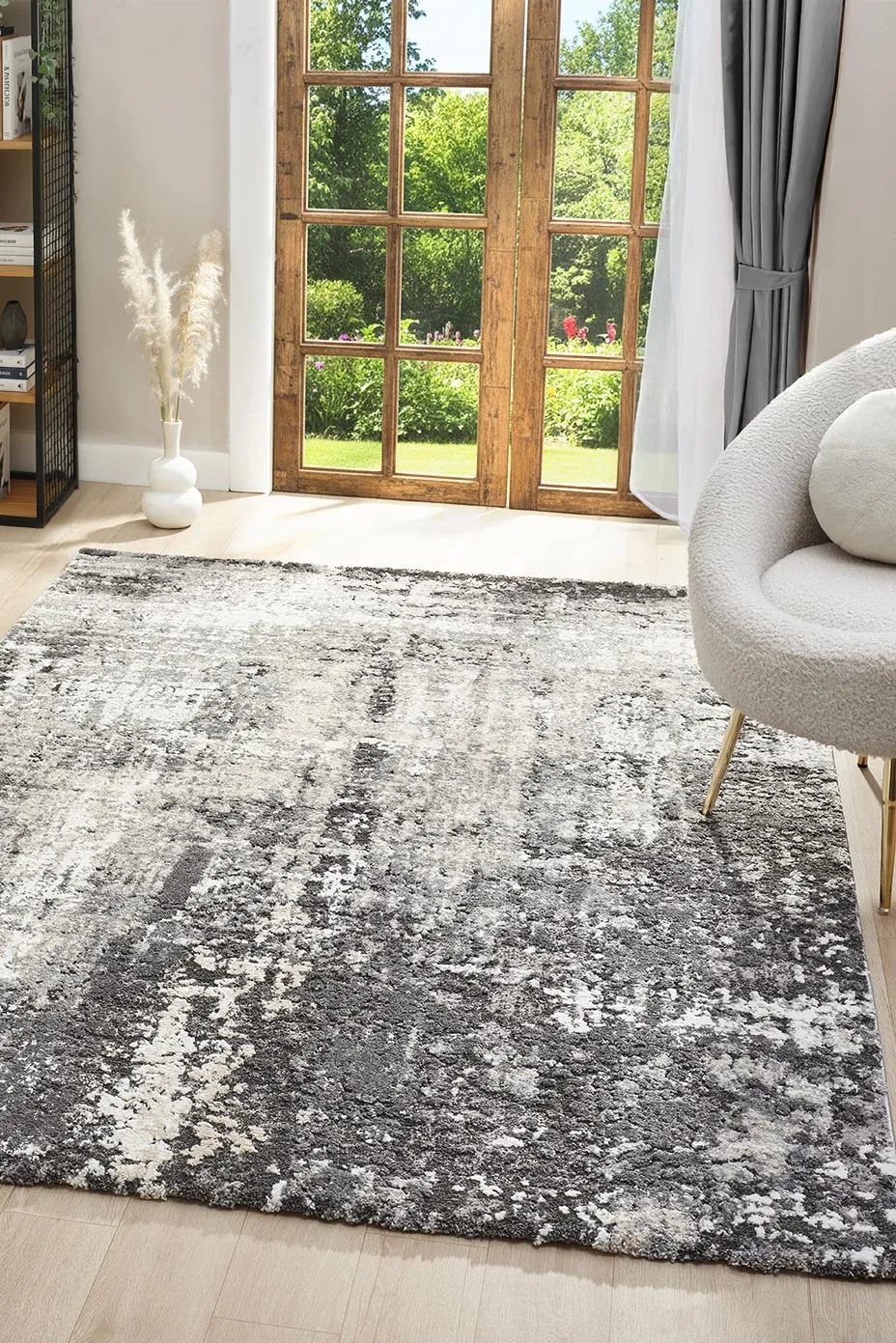 Hollis Contemporary Rug HB9731-GG(Size 230 x 160cm)