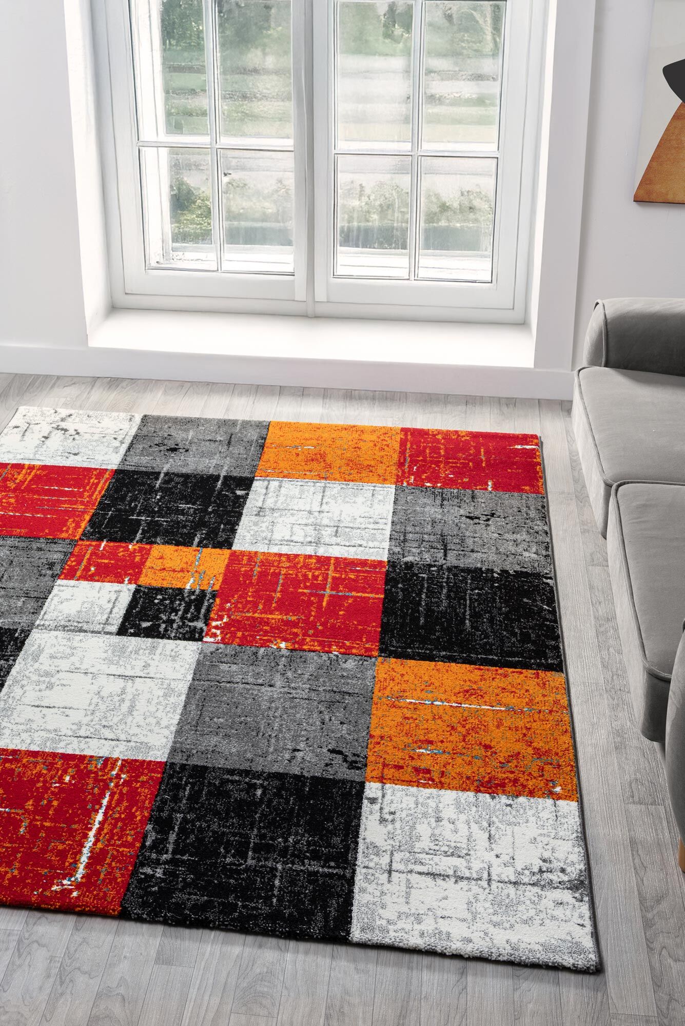 Large View Infinity Modern Geometric Rug(Size 230 x 160cm)