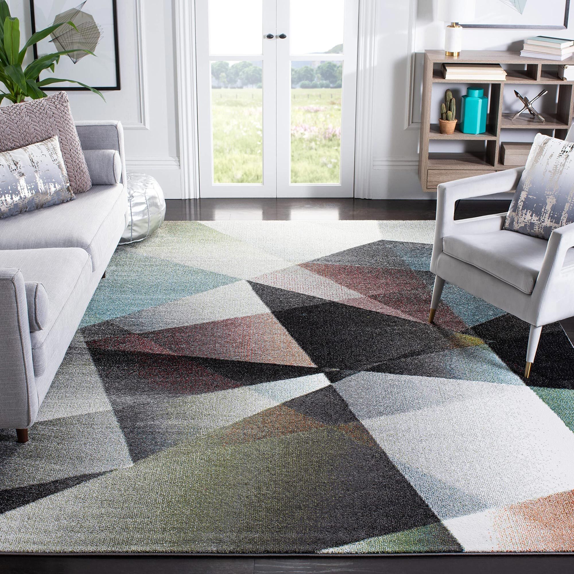 Large View Infinity Modern Abstract Rug