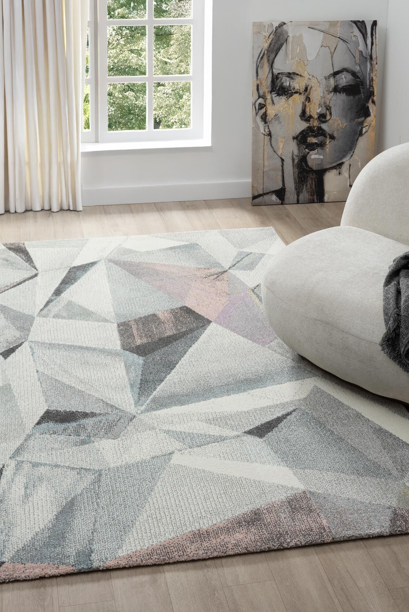 Large View Infinity Modern Abstract Rug(Size 230 x 160cm)