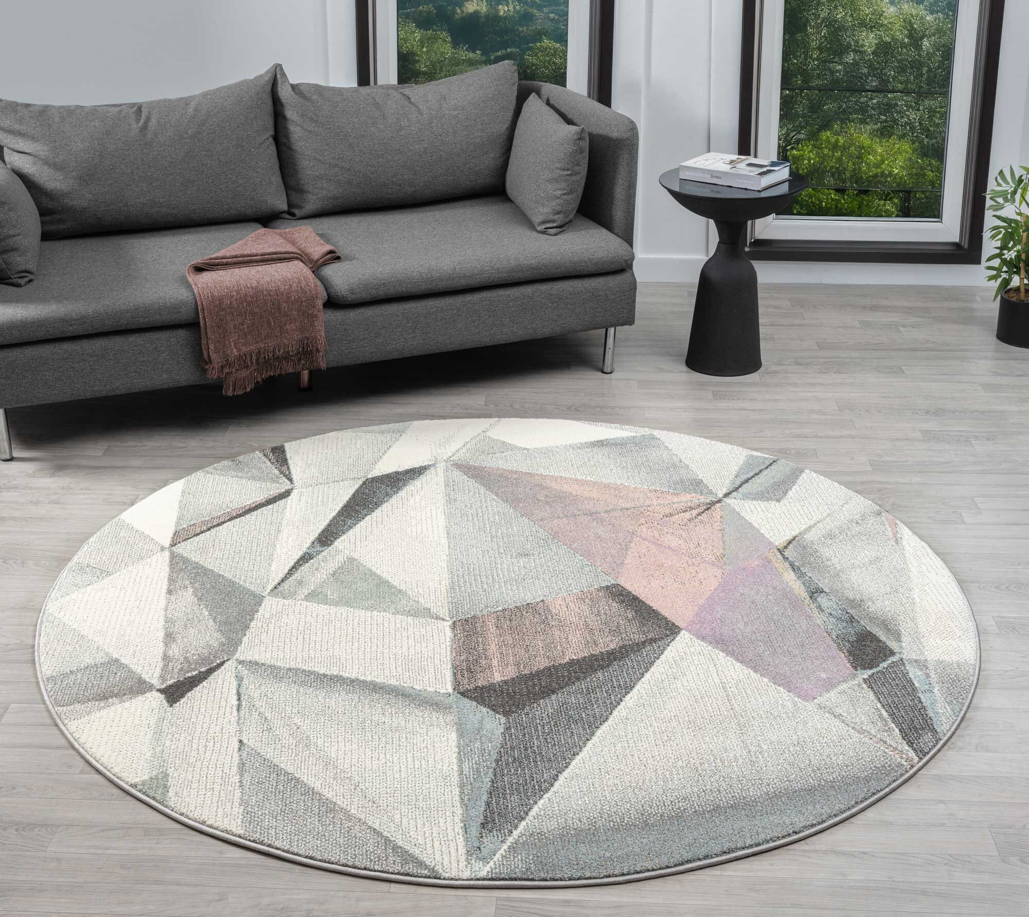 Large View Infinity Modern Abstract Rug