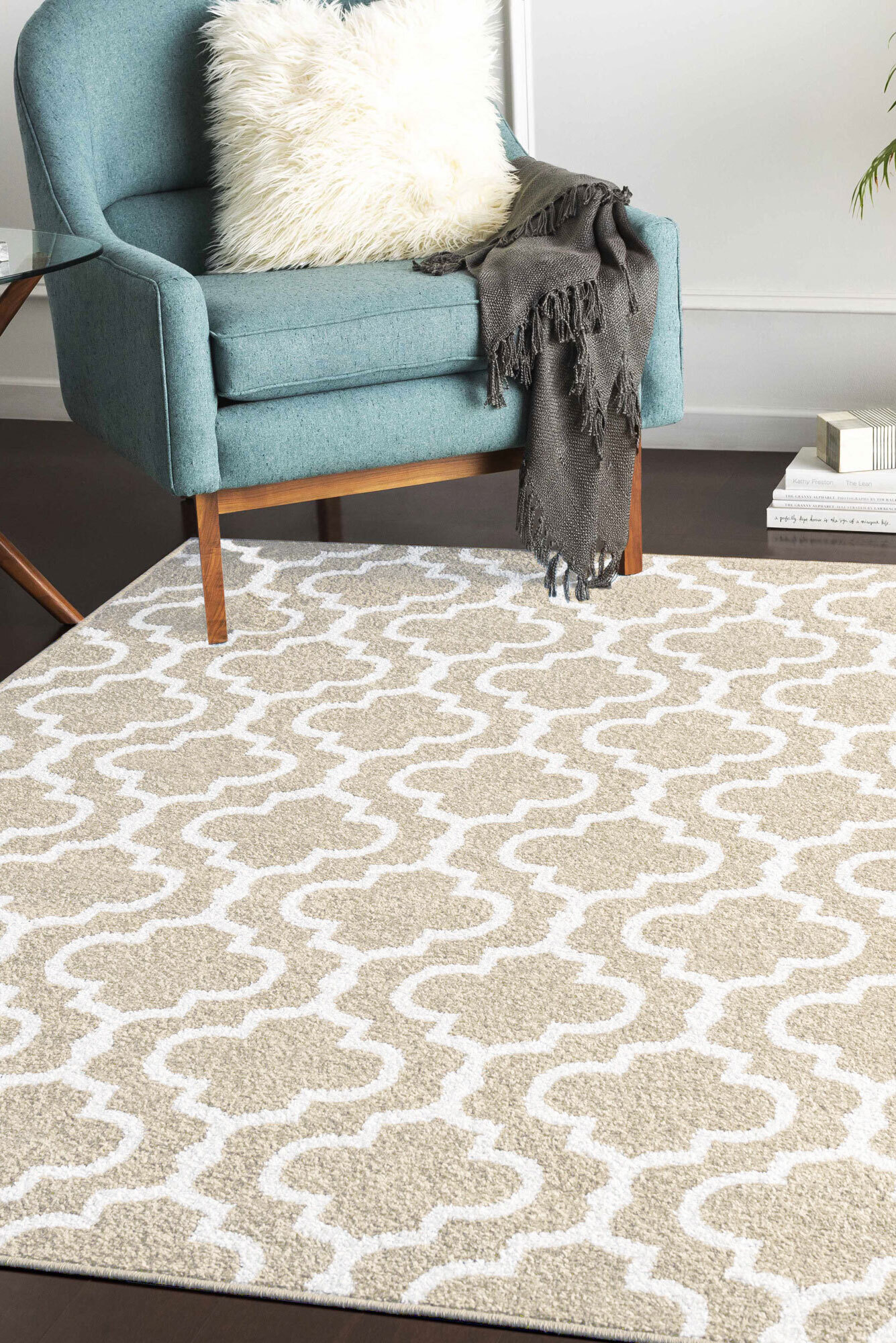 Large View Jack Contemporary Trellis Rug(Size 330 x 240cm)