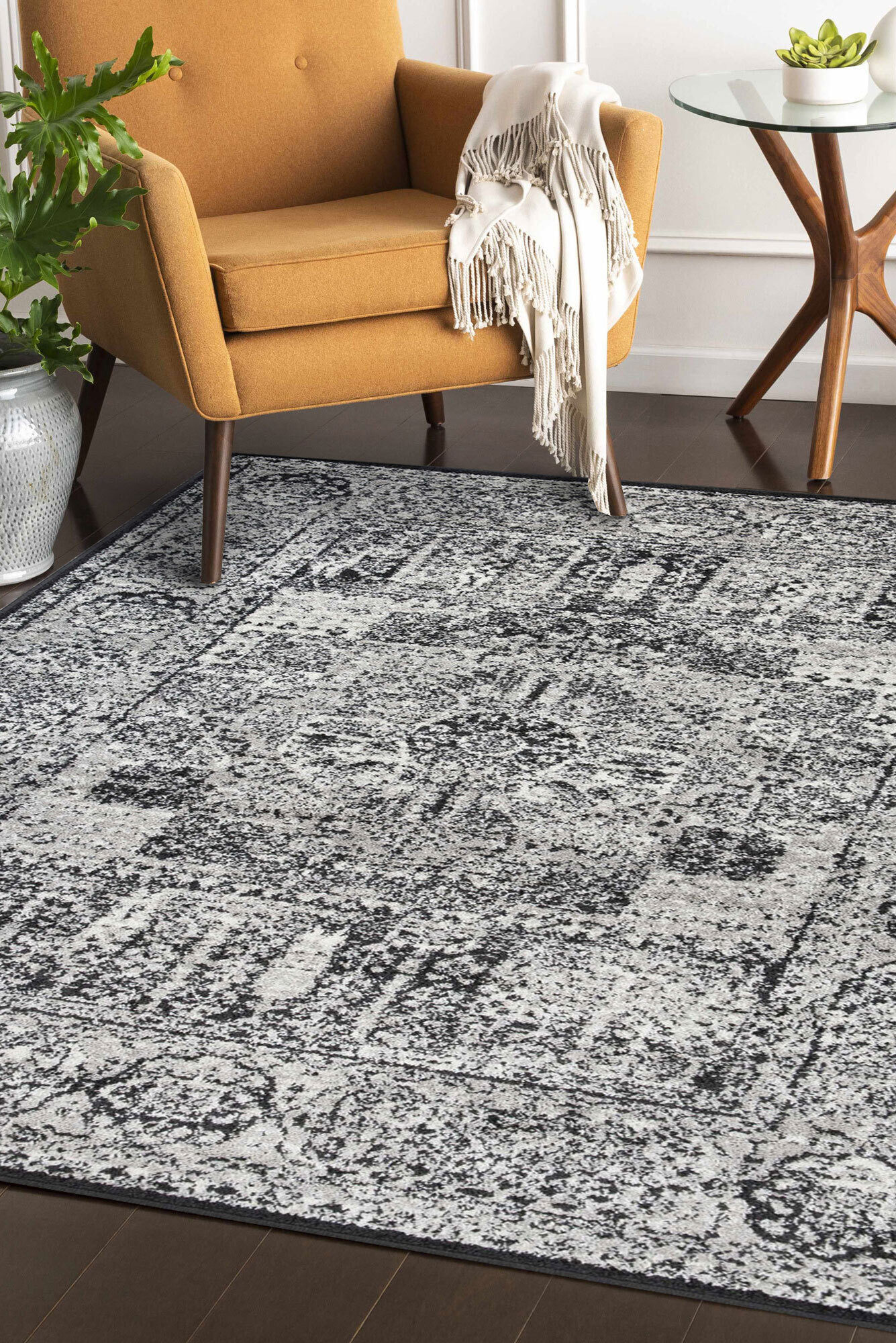 Jack Traditional Medallion Rug(Size 220 x 150cm)