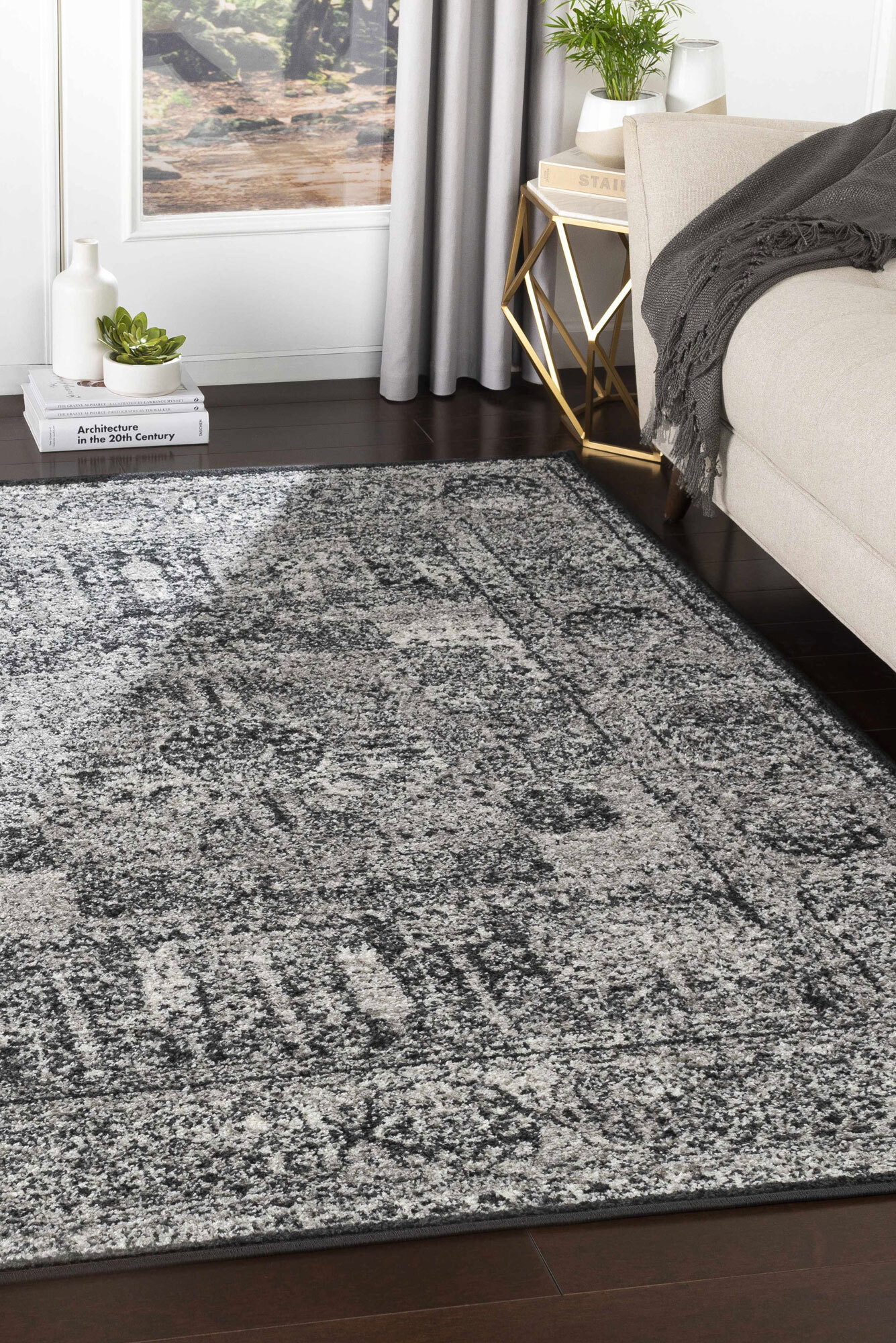 Large View Jack Traditional Medallion Rug(Size 270 x 180cm)