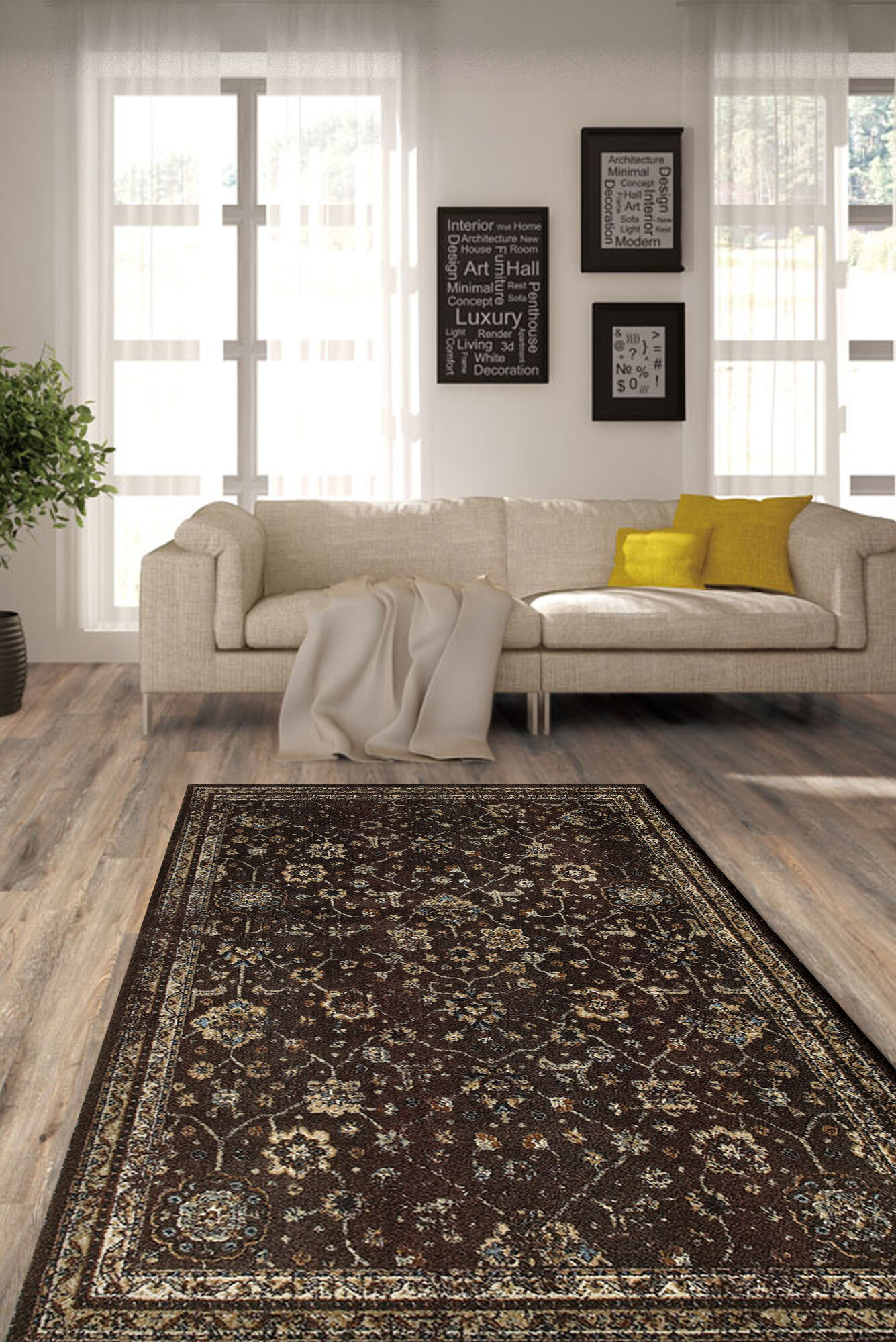 Large View Josephine Traditional Rug(Size 170 x 120cm)