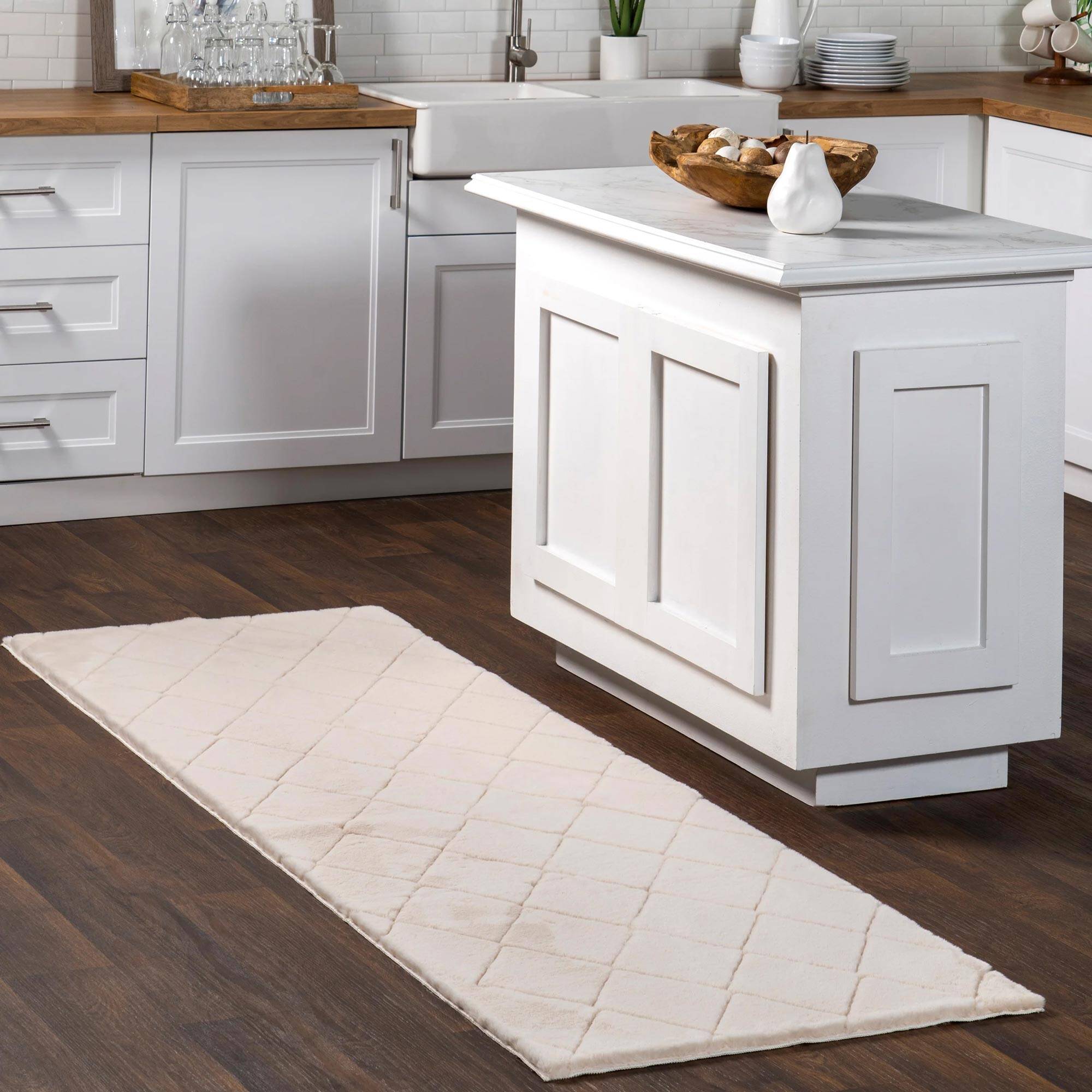 Large View Jessa Washable Trellis Rug
