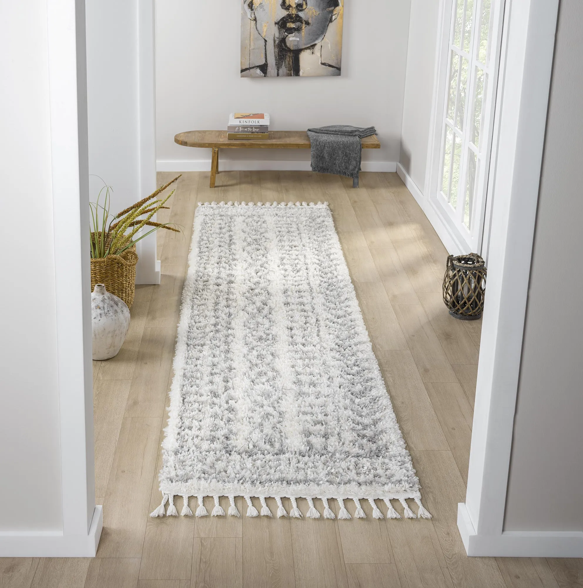 Large View Joey Moroccan Shaggy Rug