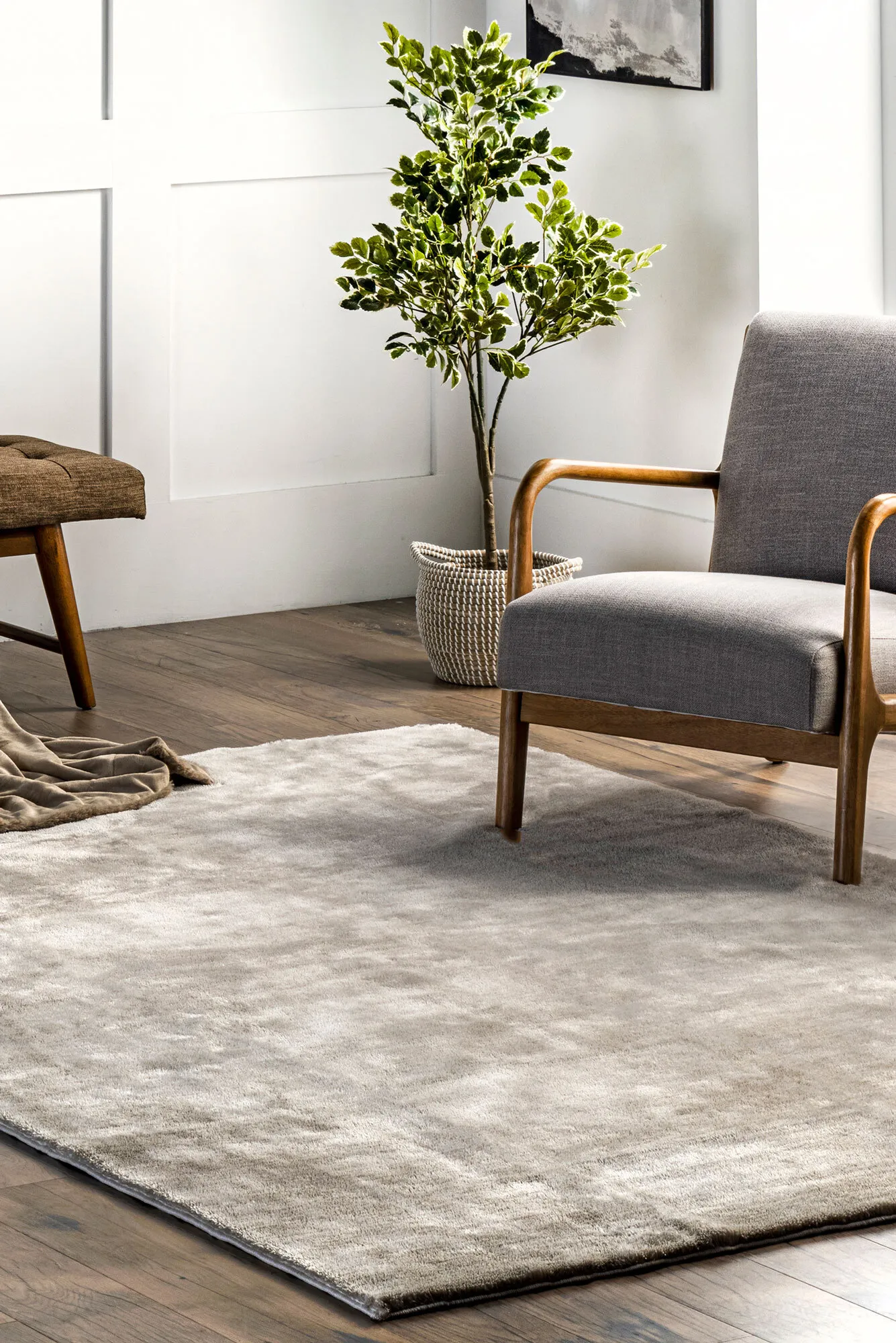 Large View Jones Washable Shaggy Rug(Size 183 x 122cm)
