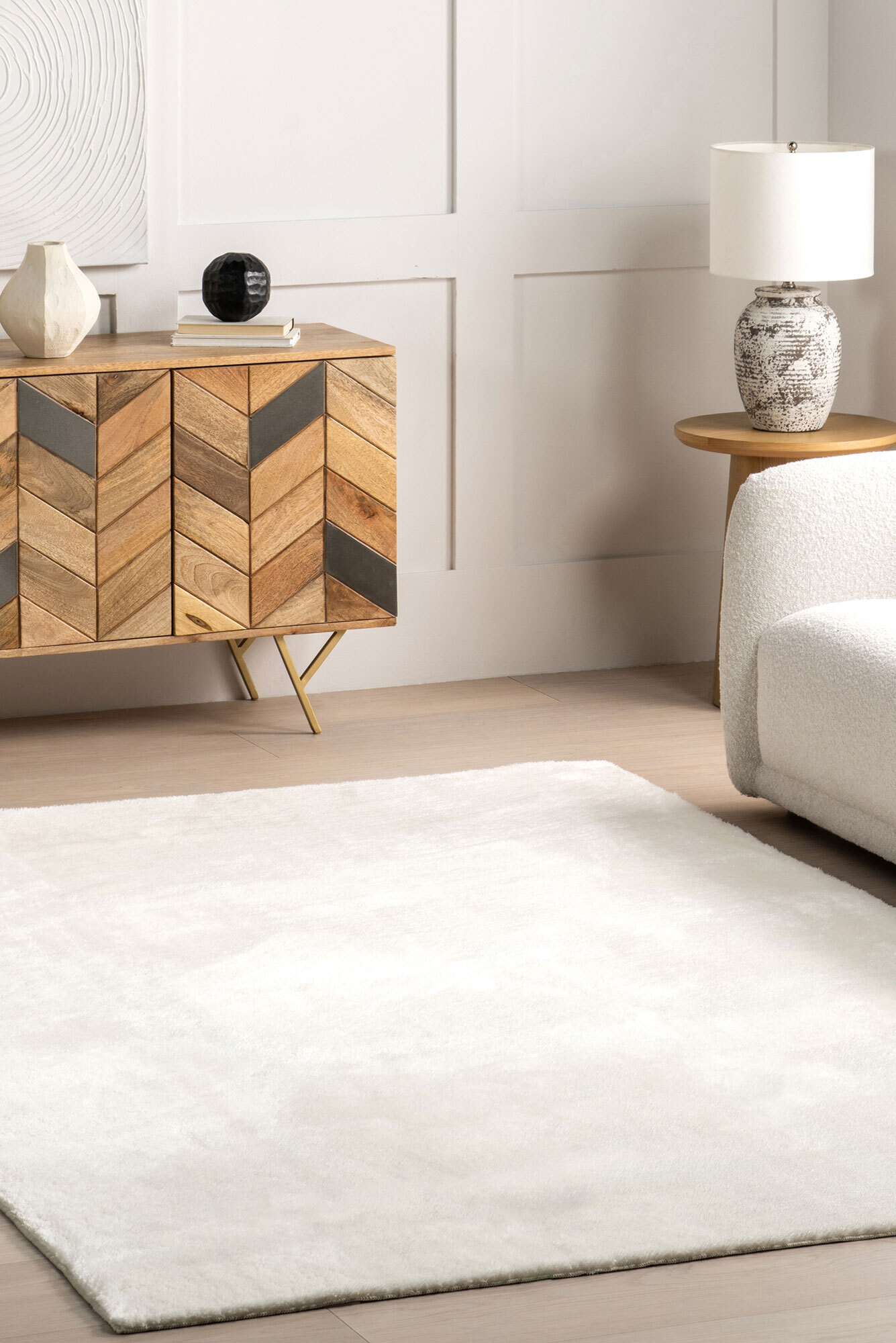 Jones Washable Shaggy Rug(Size 183 x 122cm)