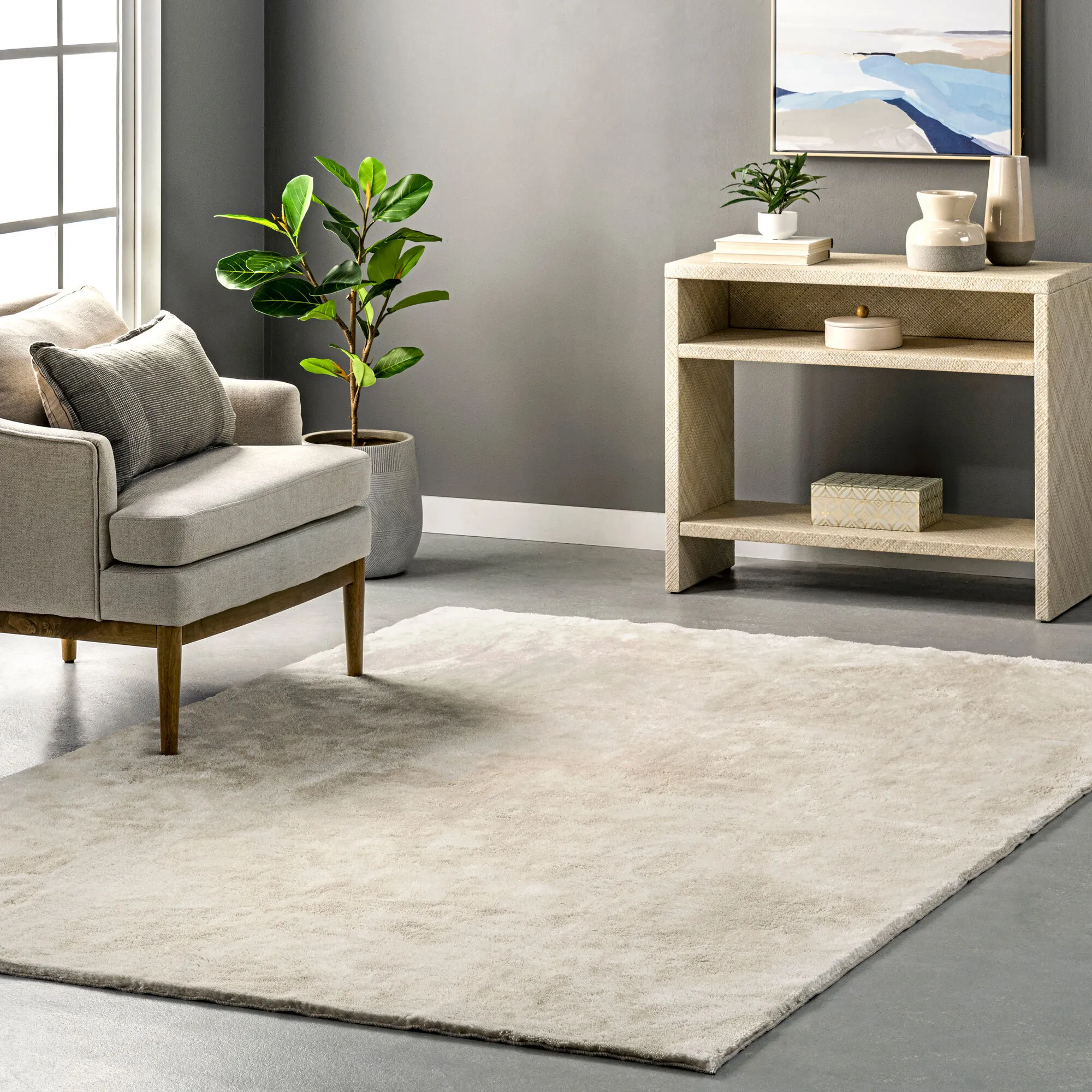 Large View Jones Washable Shaggy Rug