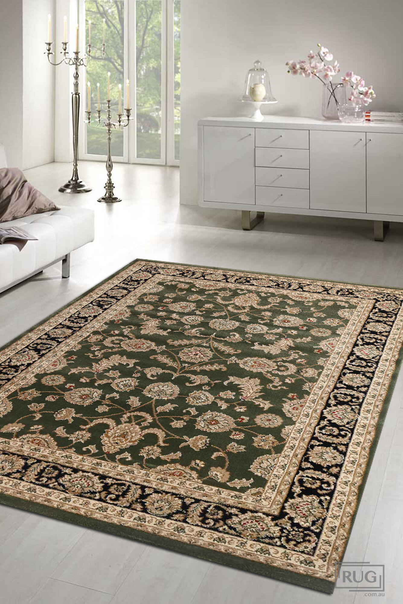 Justin Traditional Ornate Rug(Size 170 x 120cm)