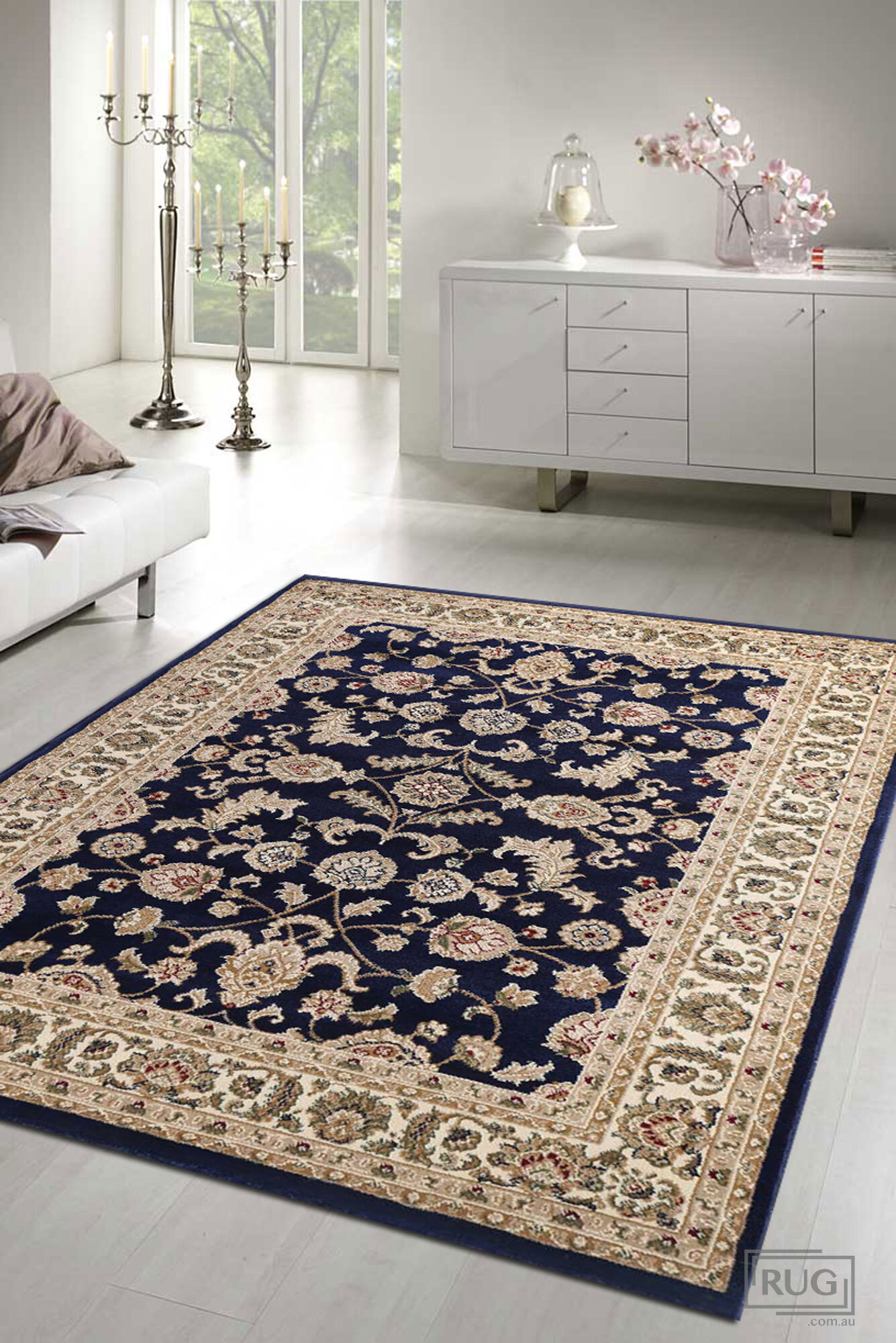 Justin Traditional Ornate Rug(Size 170 x 120cm)