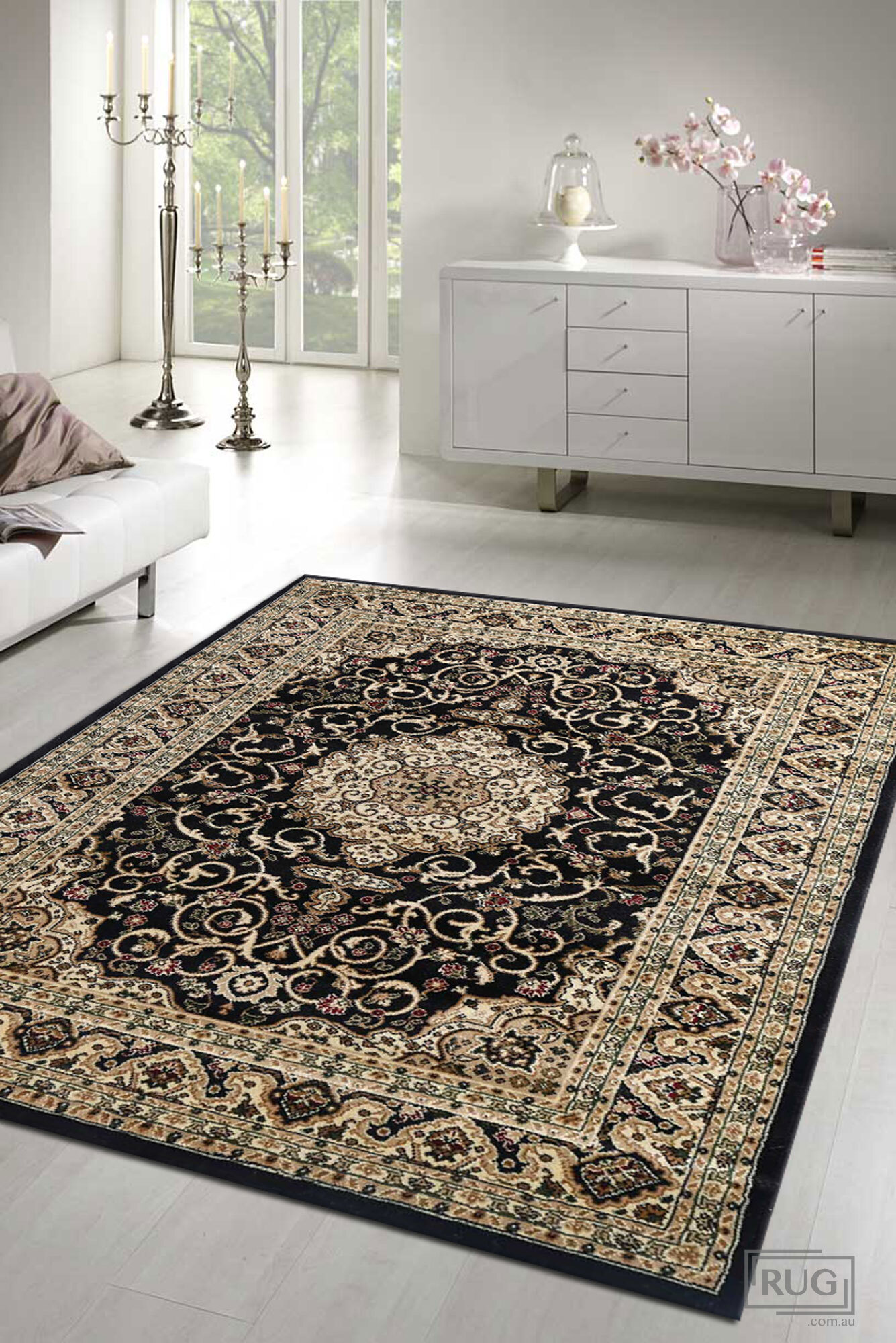 Justin Traditional Classic Rug(Size 170 x 120cm)