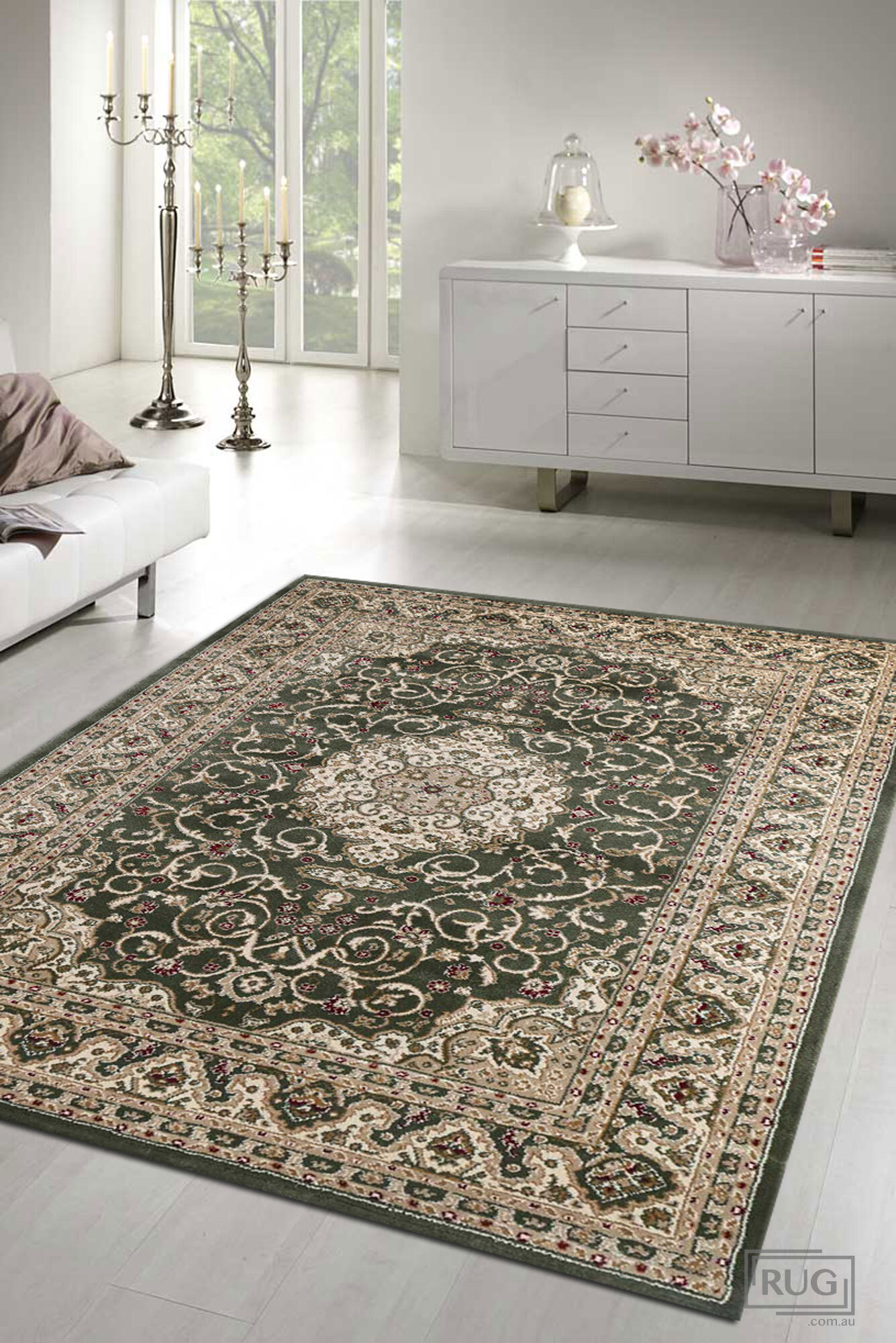 Justin Traditional Classic Rug(Size 170 x 120cm)