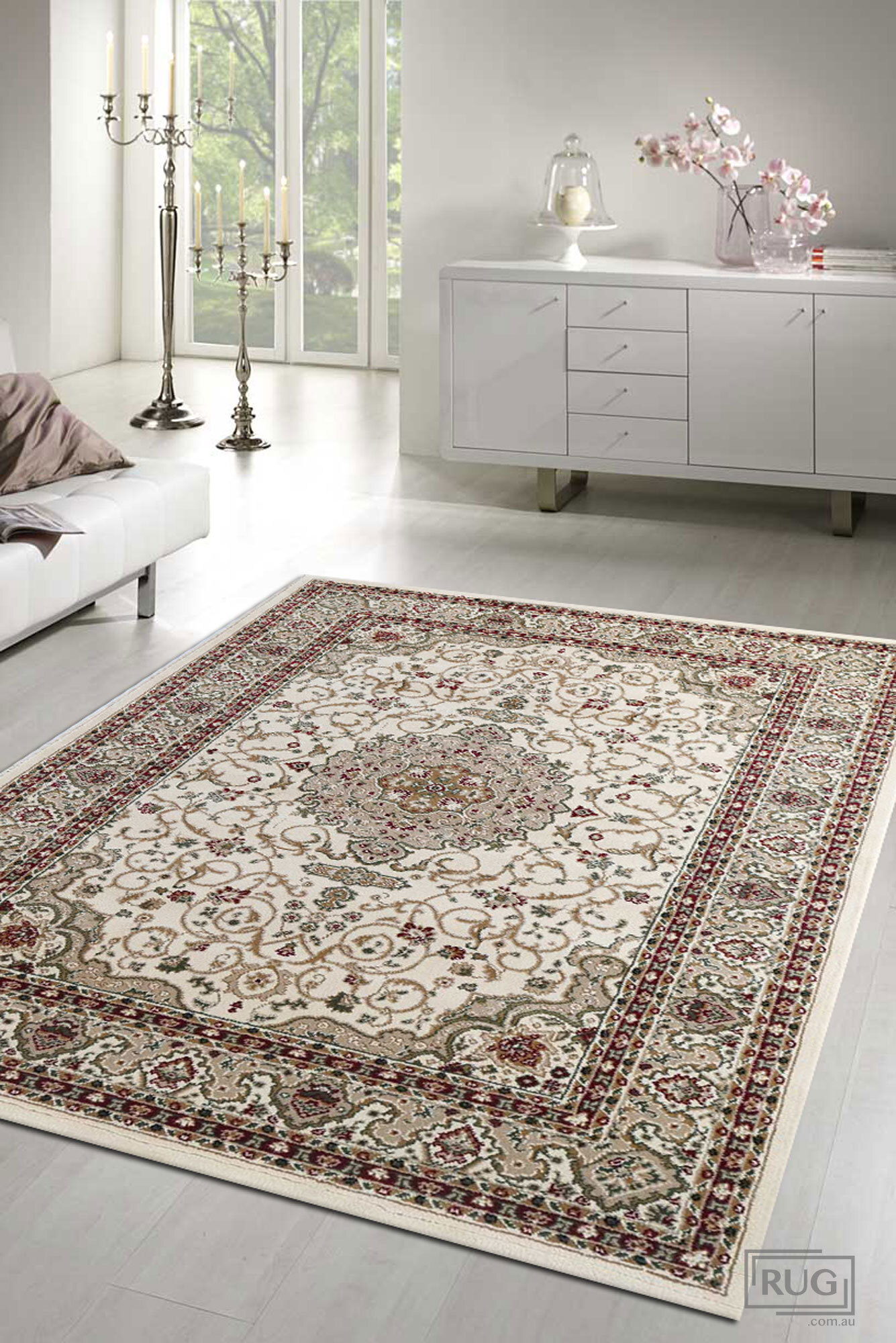 Large View Justin Traditional Classic Rug(Size 230 x 160cm)