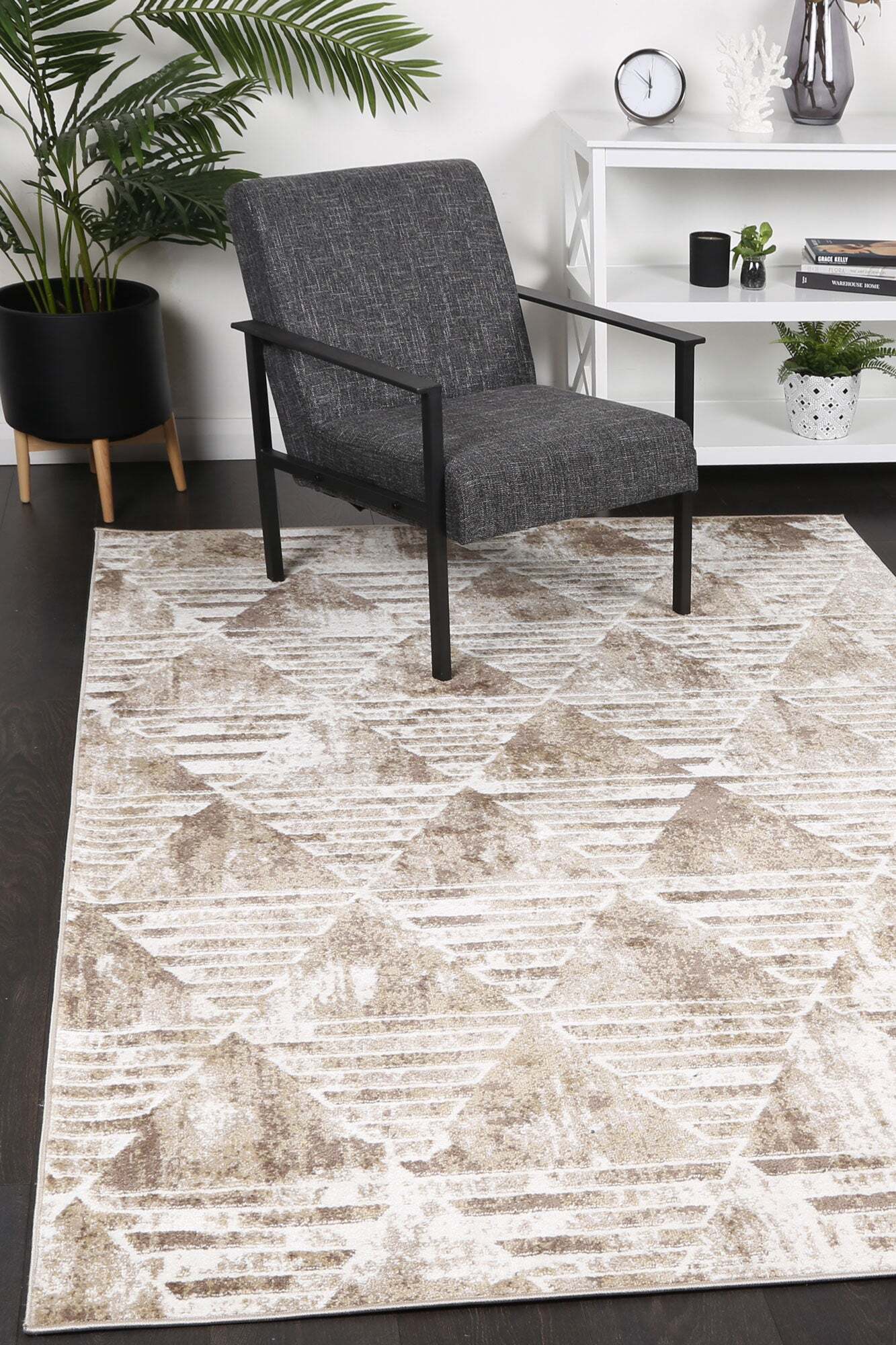 Kelly Transitional Geometric Rug(Size 230 x 160cm)