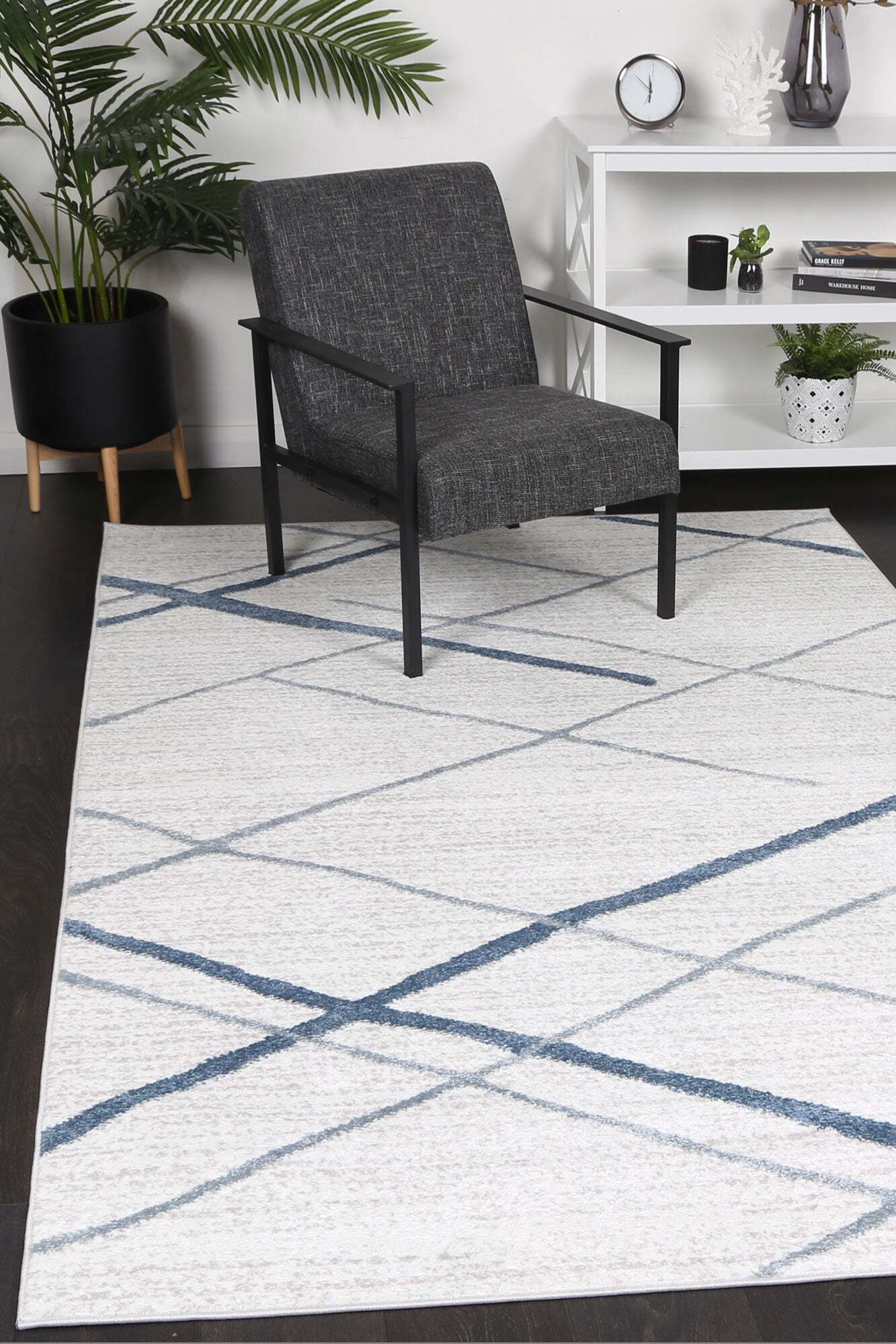 Kelly Striped Abstract Rug(Size 290 x 200cm)