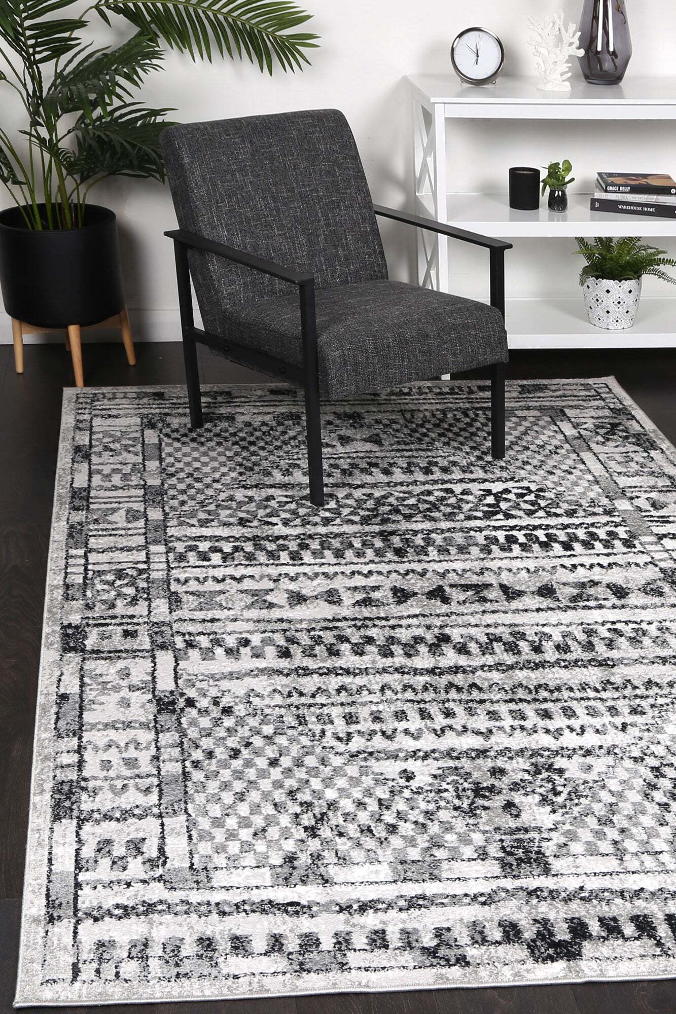 Large View Kelly Geometric Tribal Rug(Size 290 x 200cm)