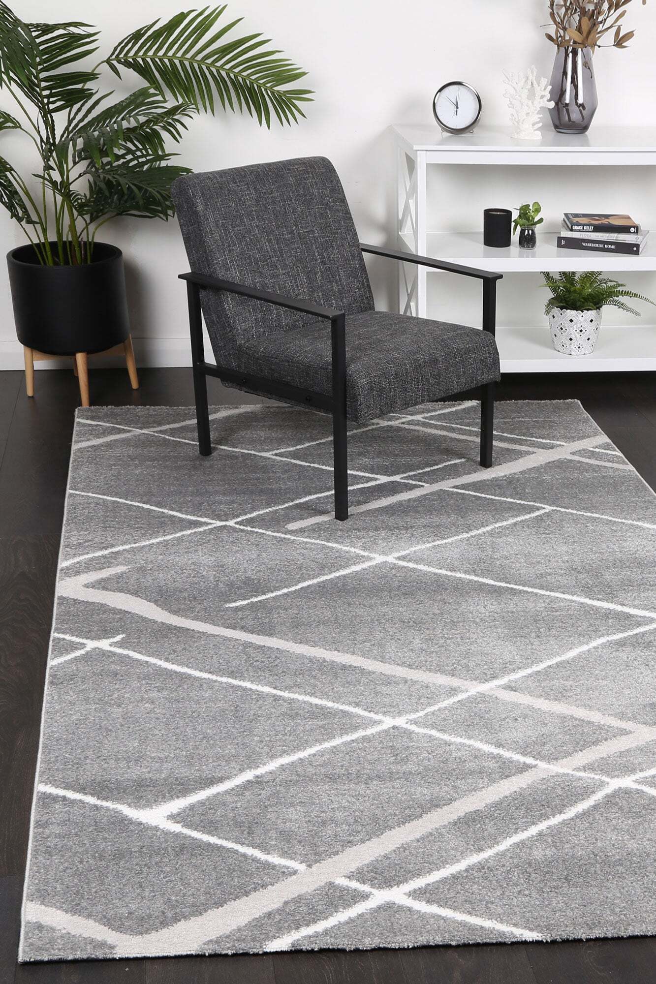 Kelly Striped Abstract Rug(Size 330 x 240cm)