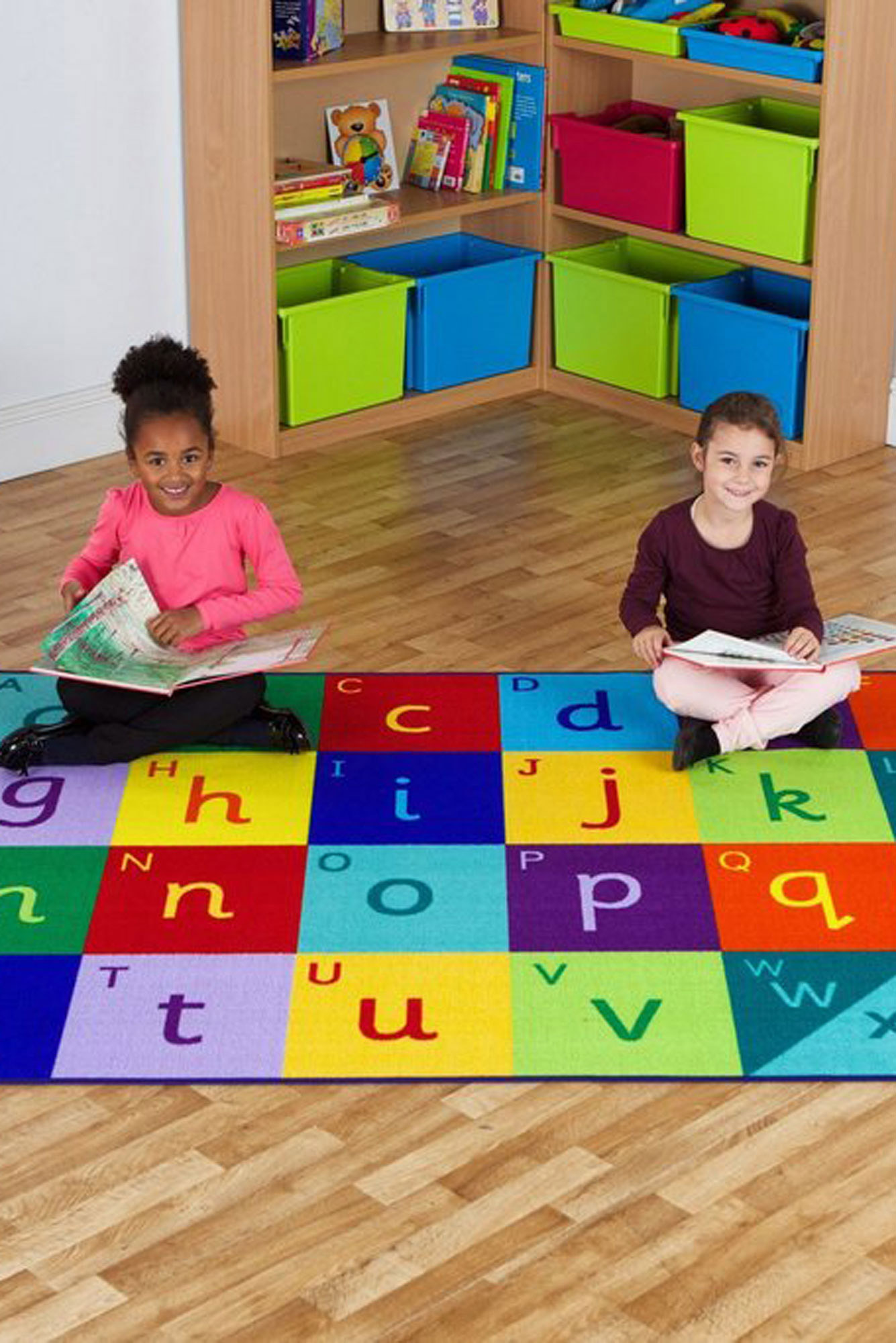 Kids Alphabet Coloured Rug(Size 150 x 100cm)