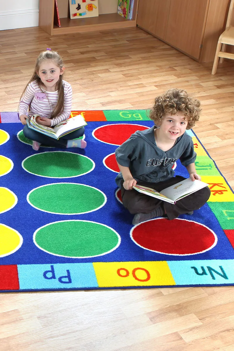 Kids Alphabet Placement Rug(Size 150 x 100cm)