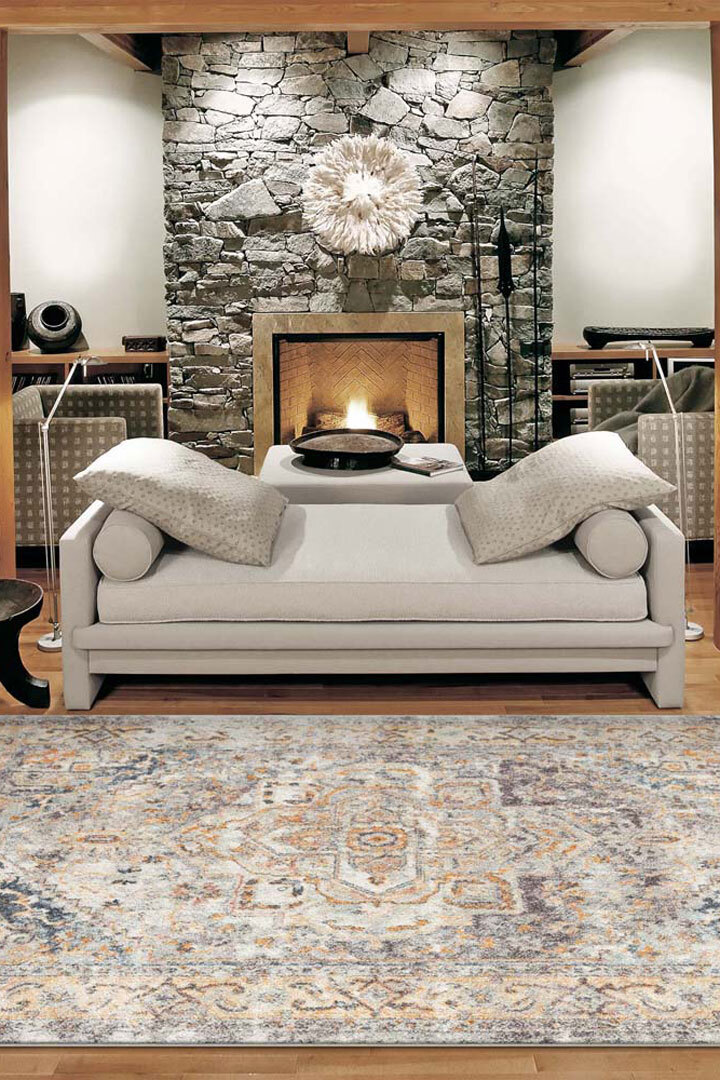 Lexi Transitional Medallion Rug(Size 170 x 120cm)