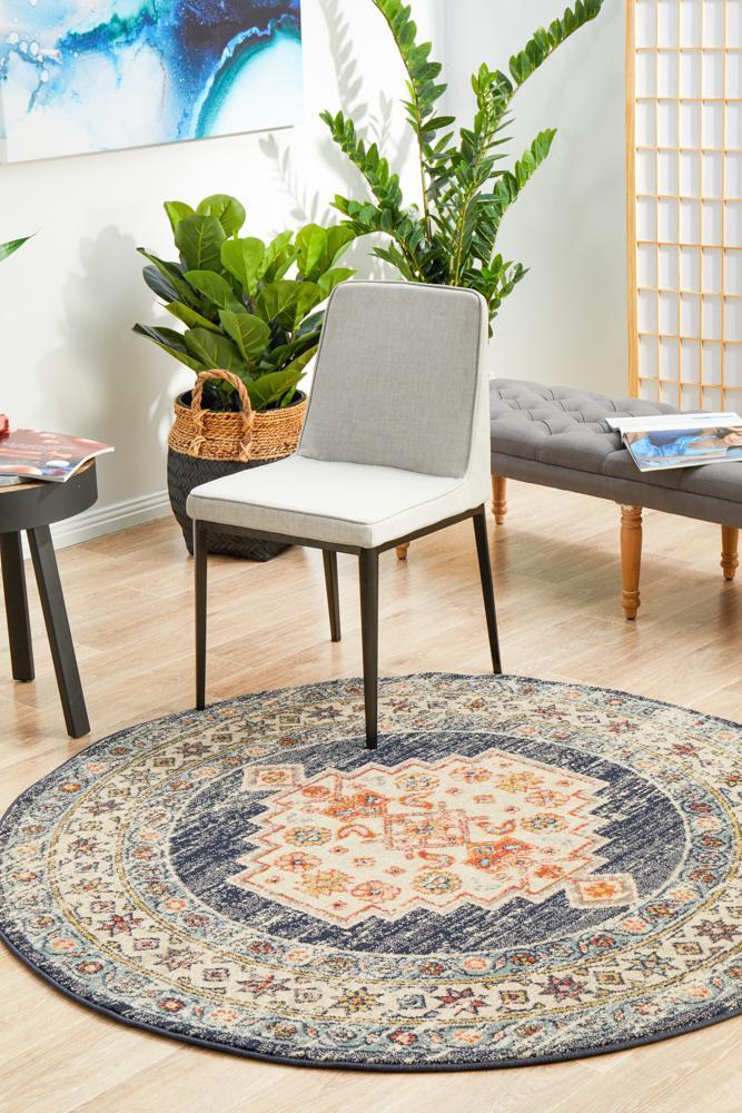 Large View Lilihan Tribal Overdyed Round Rug(Size 150 x 150cm) ROUND