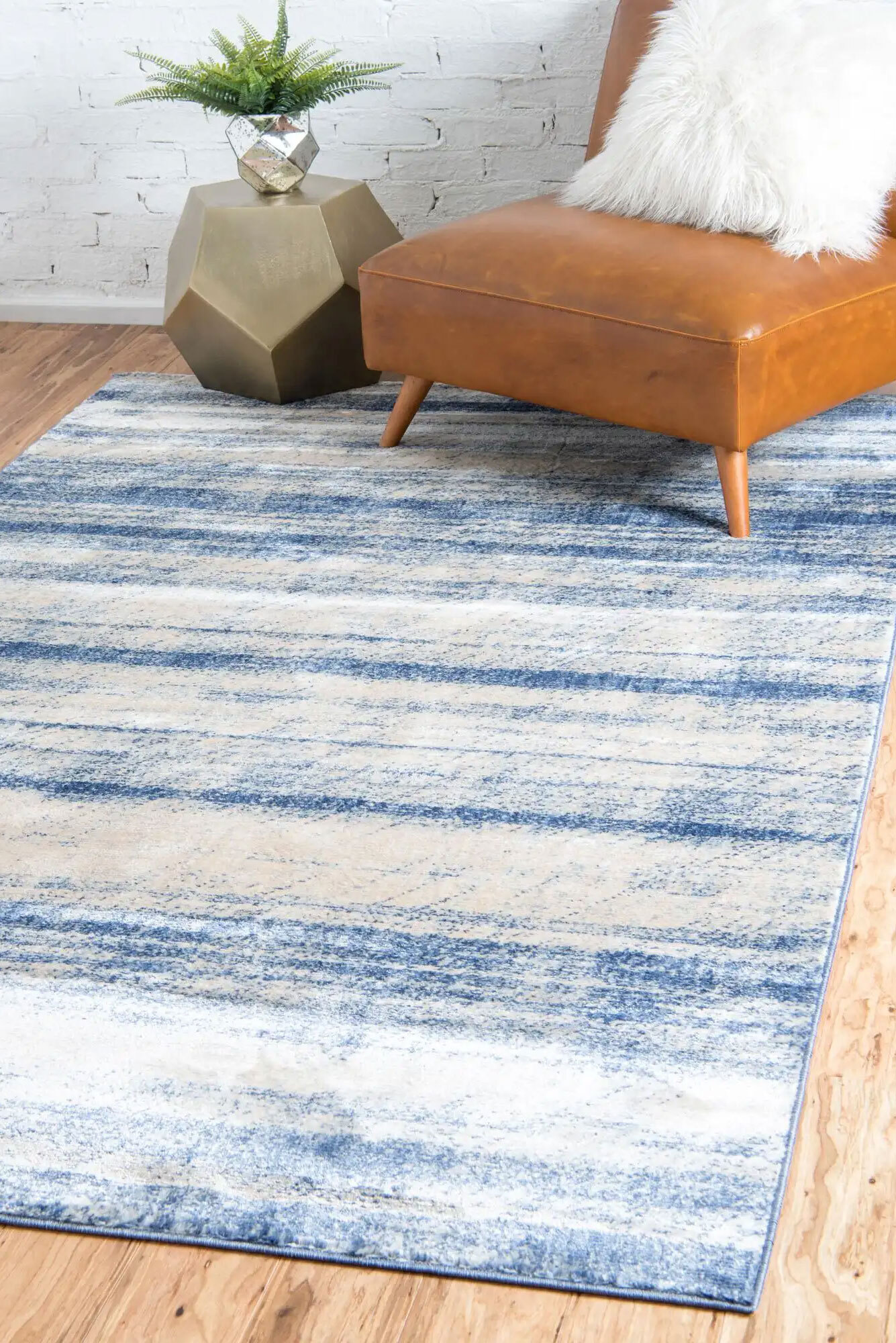 Large View Lisa Contemporary Striped Rug(Size 285 x 200cm)