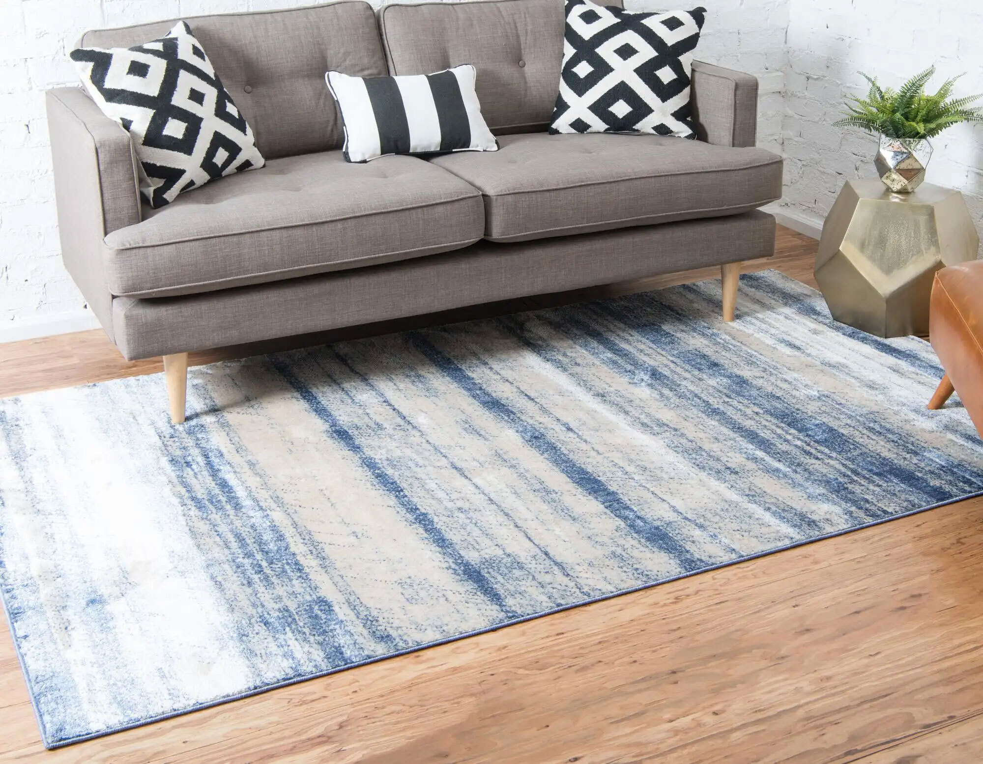 Lisa Contemporary Striped Rug(Size 235 x 160cm)