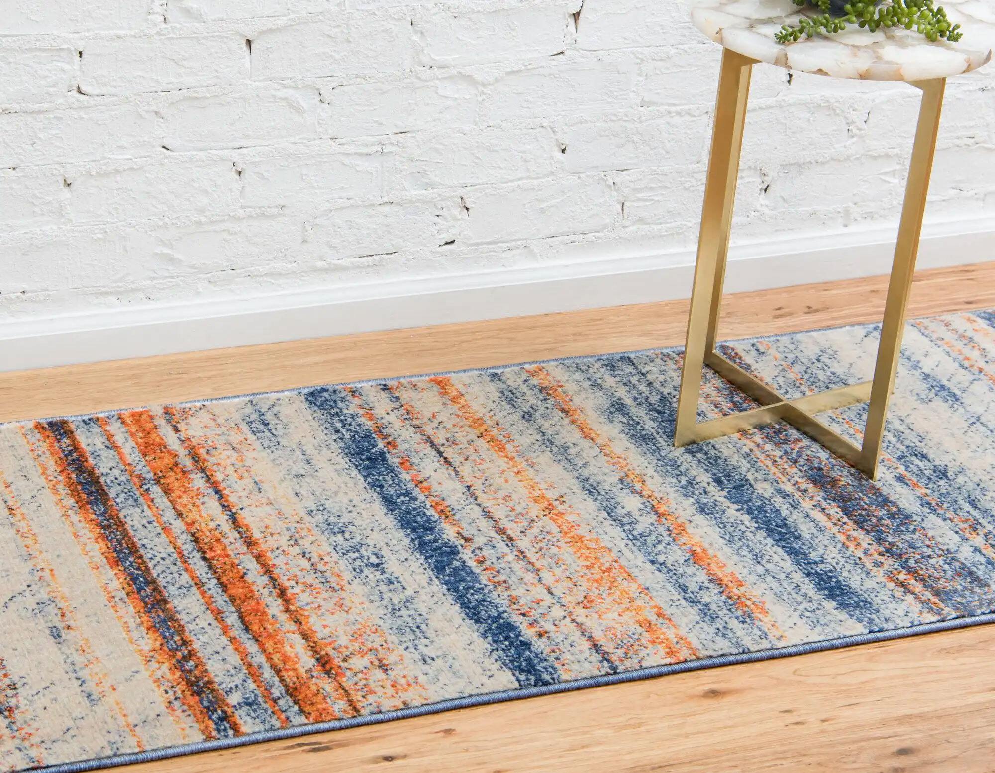 Large View Lisa Contemporary Striped Rug