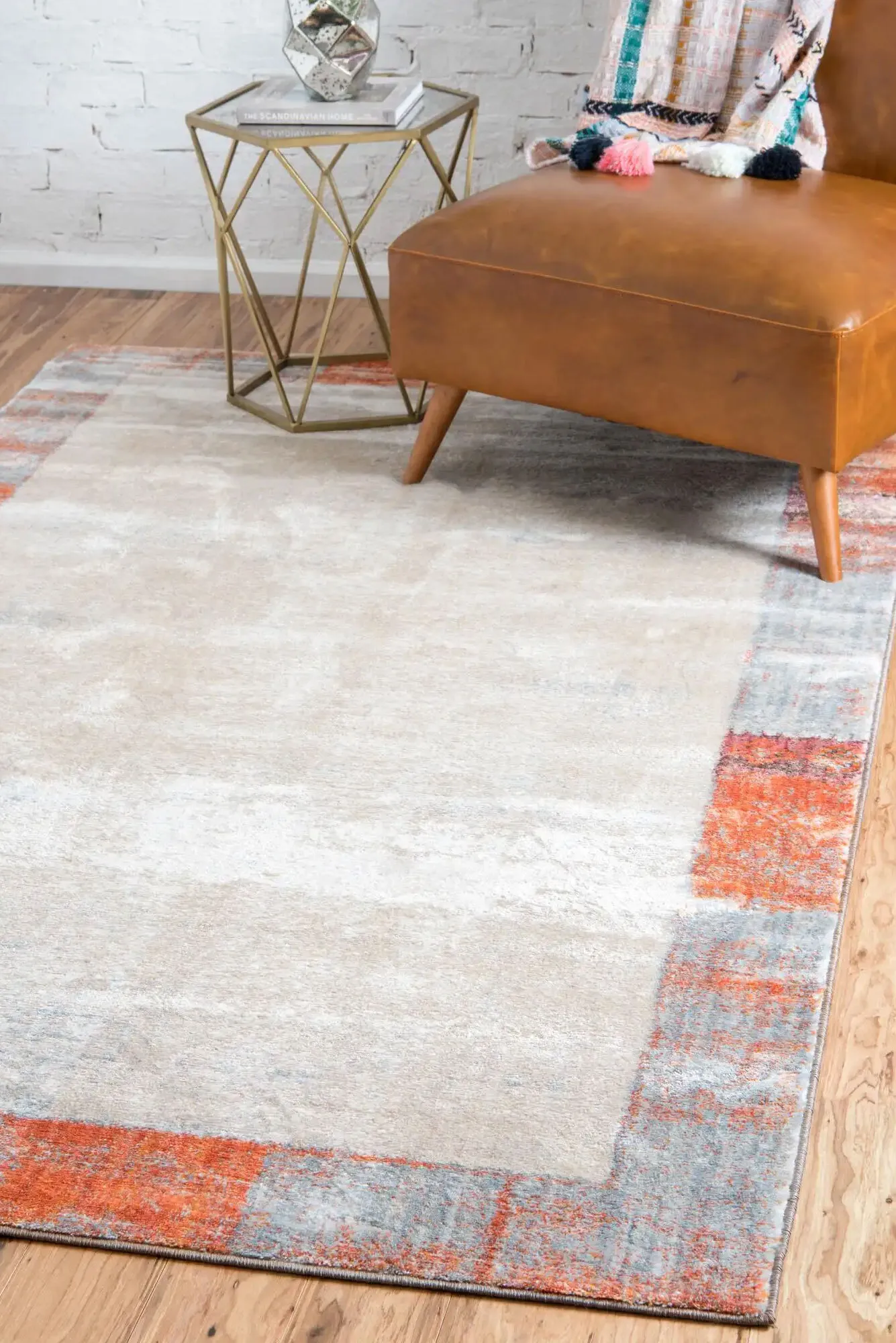Lisa Contemporary Border Rug(Size 235 x 160cm)