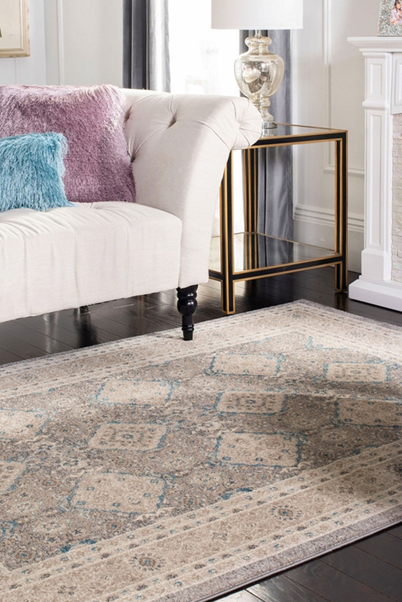 Large View London Classic Medallion Rug(Size 170 x 120cm)