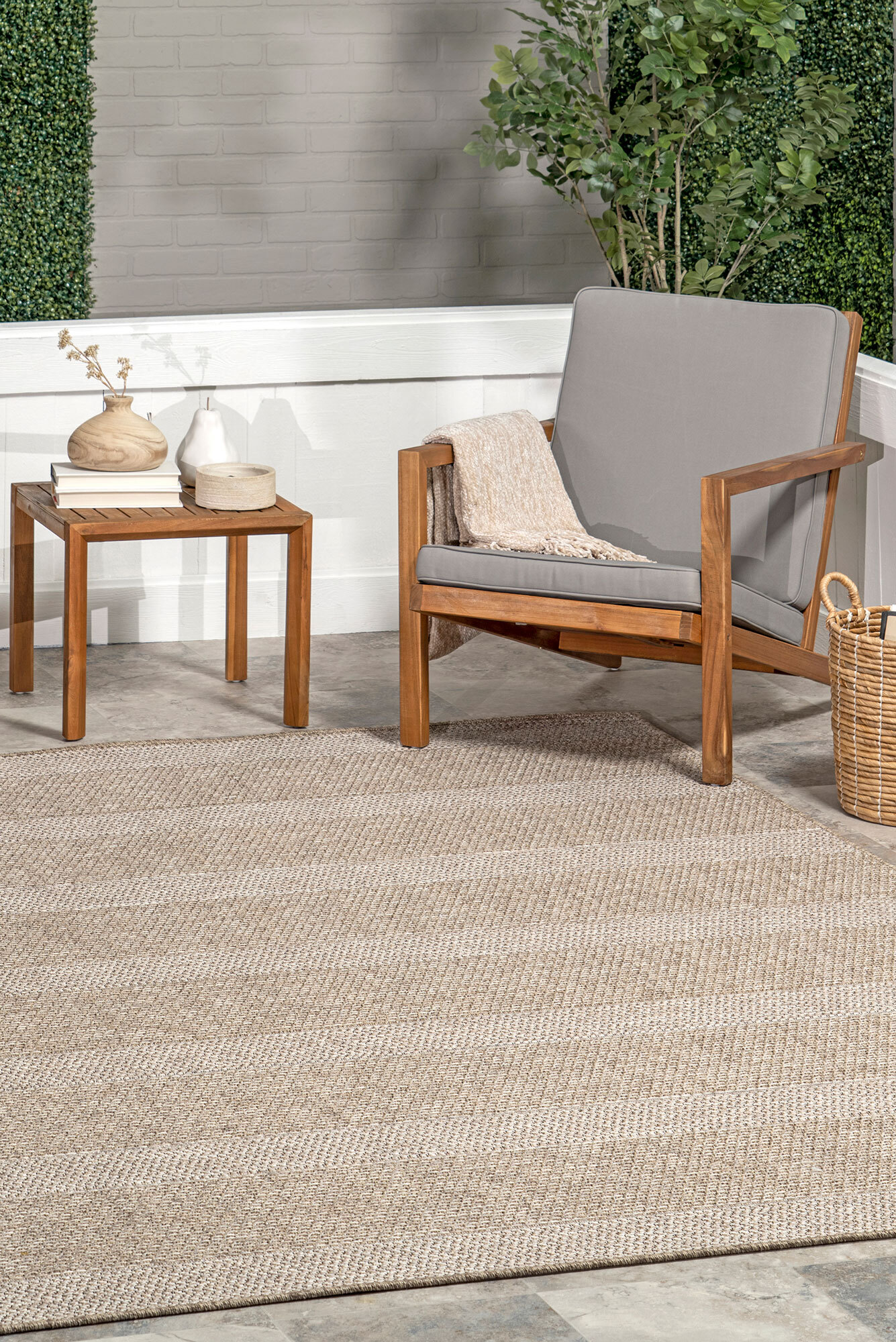 Large View Lotus Indoor/Outdoor Rug(Size 330 x 240cm)