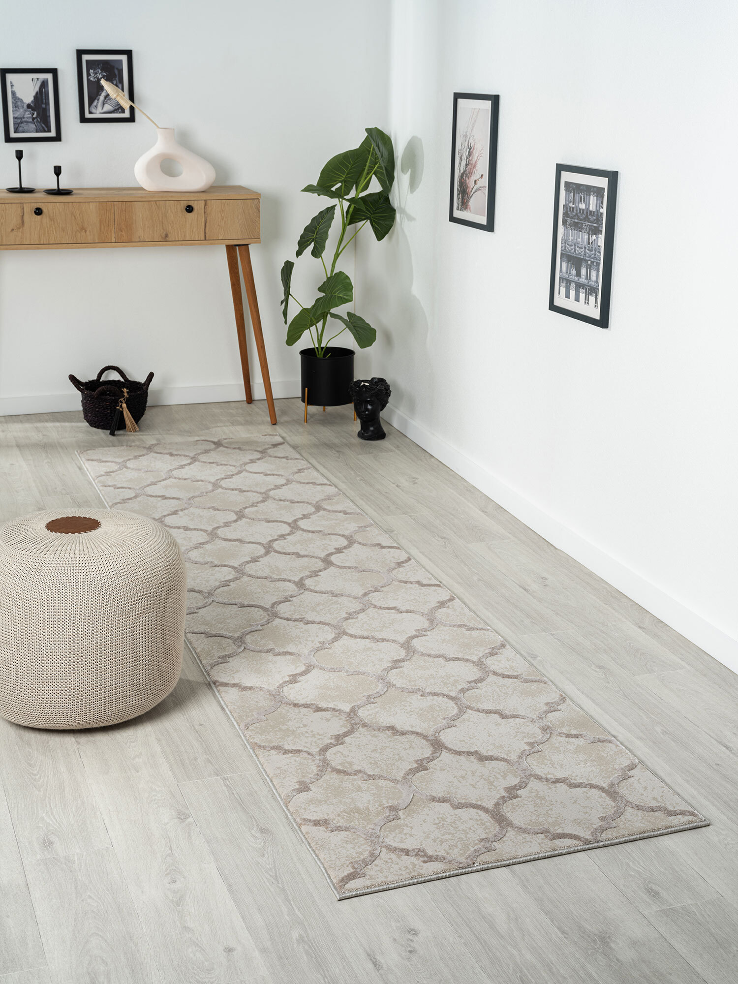 Large View Loren Moroccan Trellis Design Rug