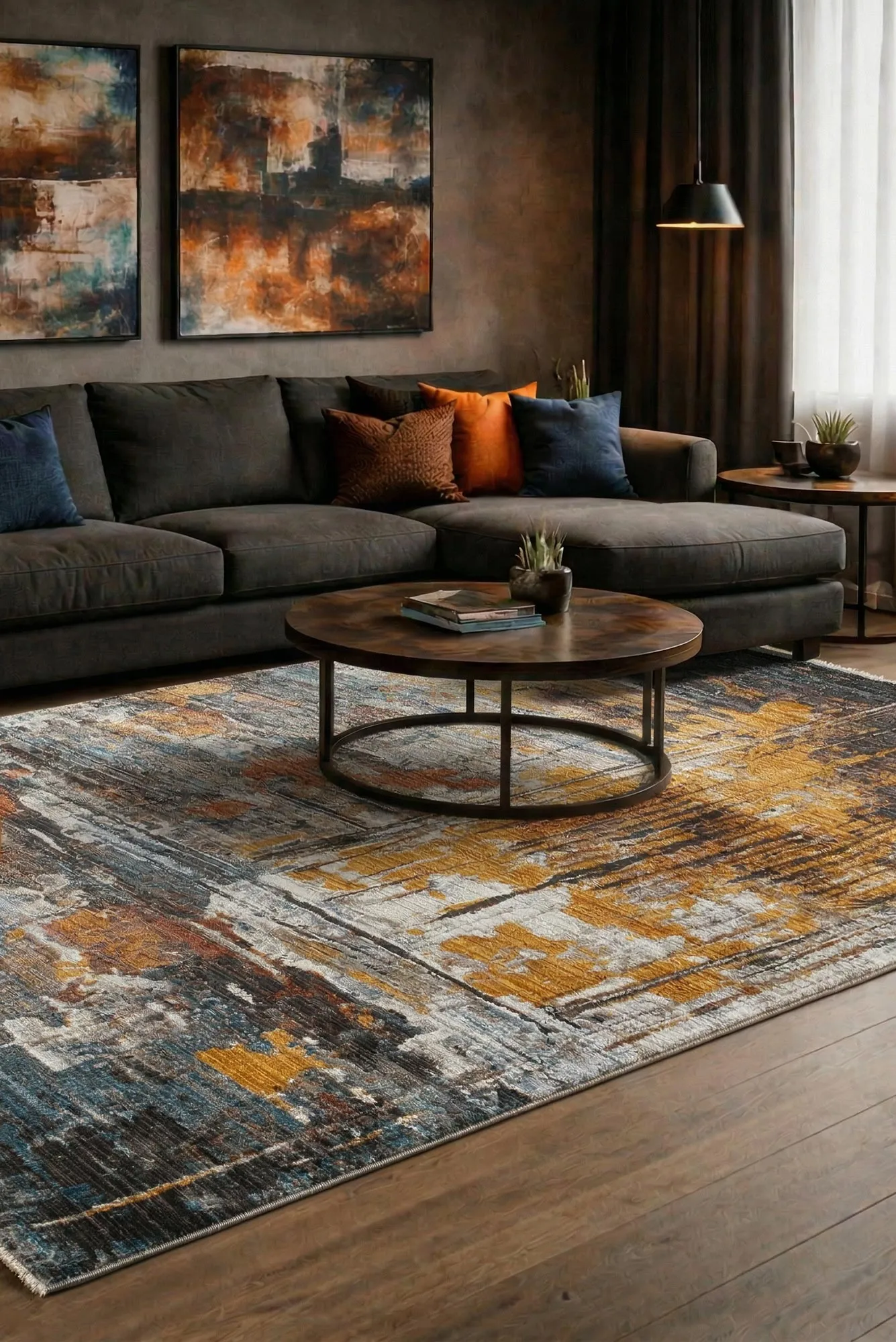 Lukas Modern Abstract Rug(Size 330 x 240cm)