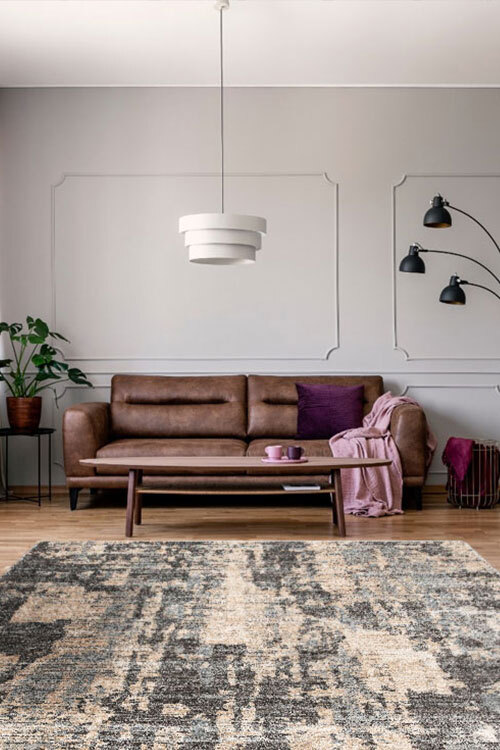 Large View Luna Contemporary Abstract Rug(Size 170 x 120cm)