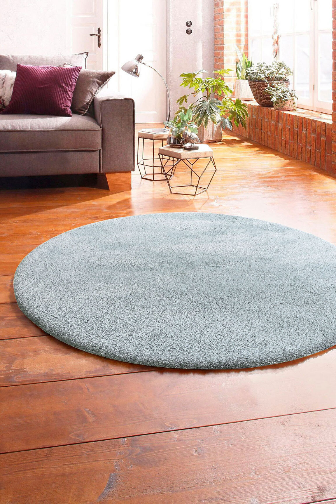 Levis Round Shaggy Rug(Size 150 x 150cm) ROUND