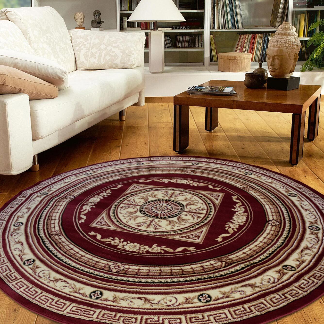Large View Miami Traditional Medallion Rug
