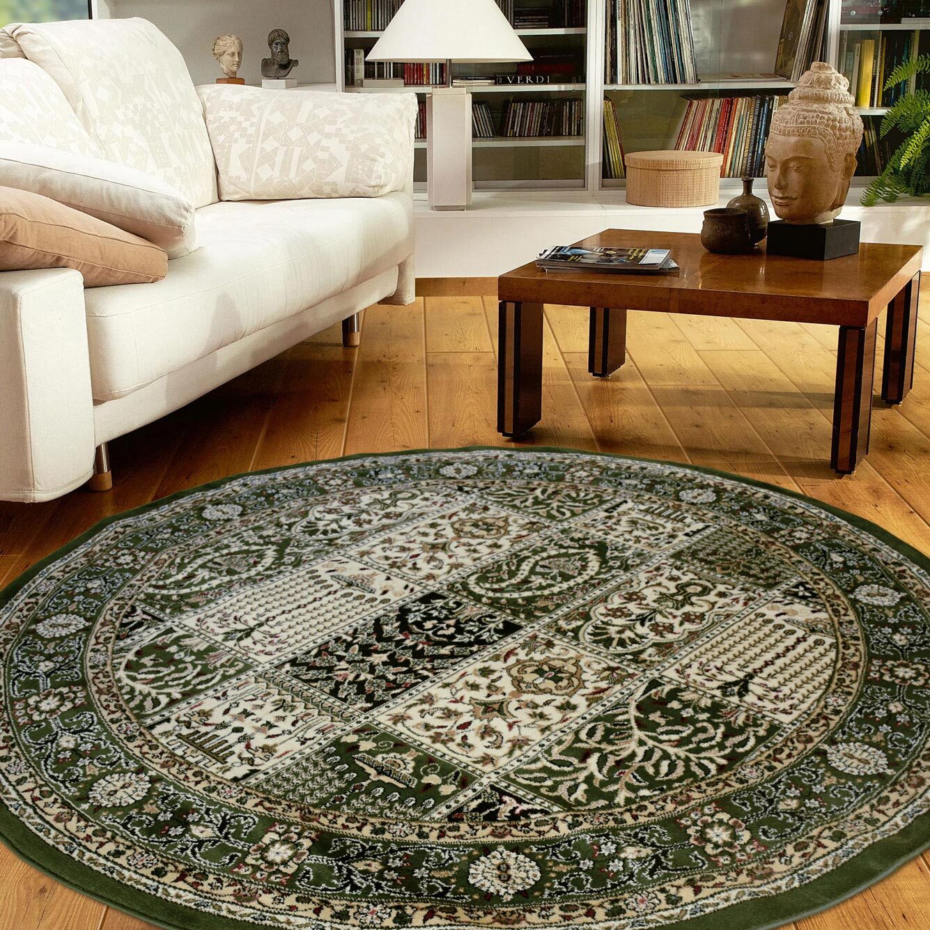 Large View Miami Classic Square Pattern Rug