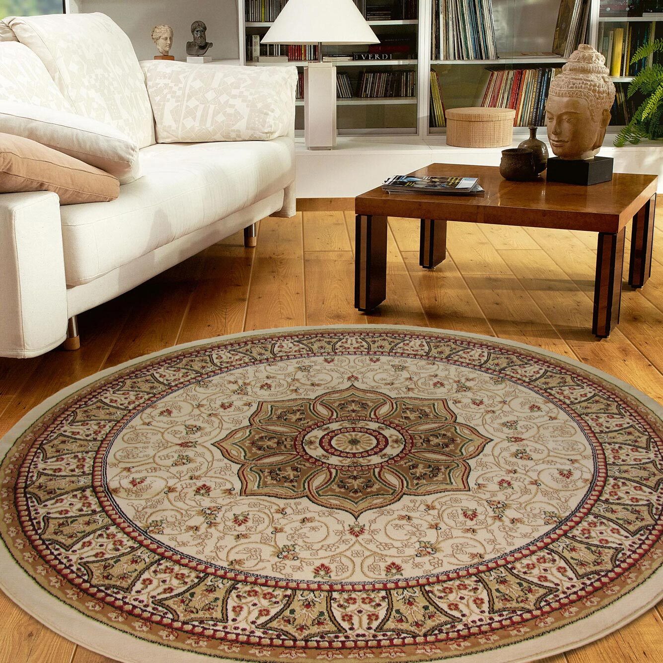 Large View Miami Traditional Medallion Rug