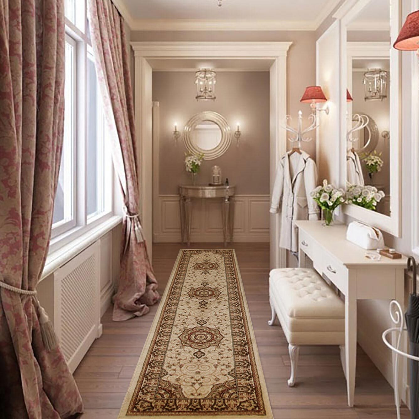 Large View Miami Traditional Medallion Rug