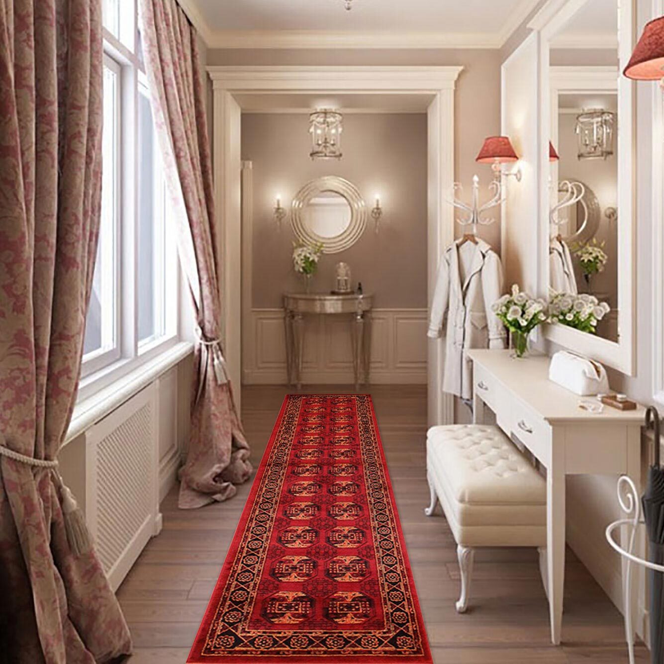 Large View Miami Traditional Afghan Design Rug