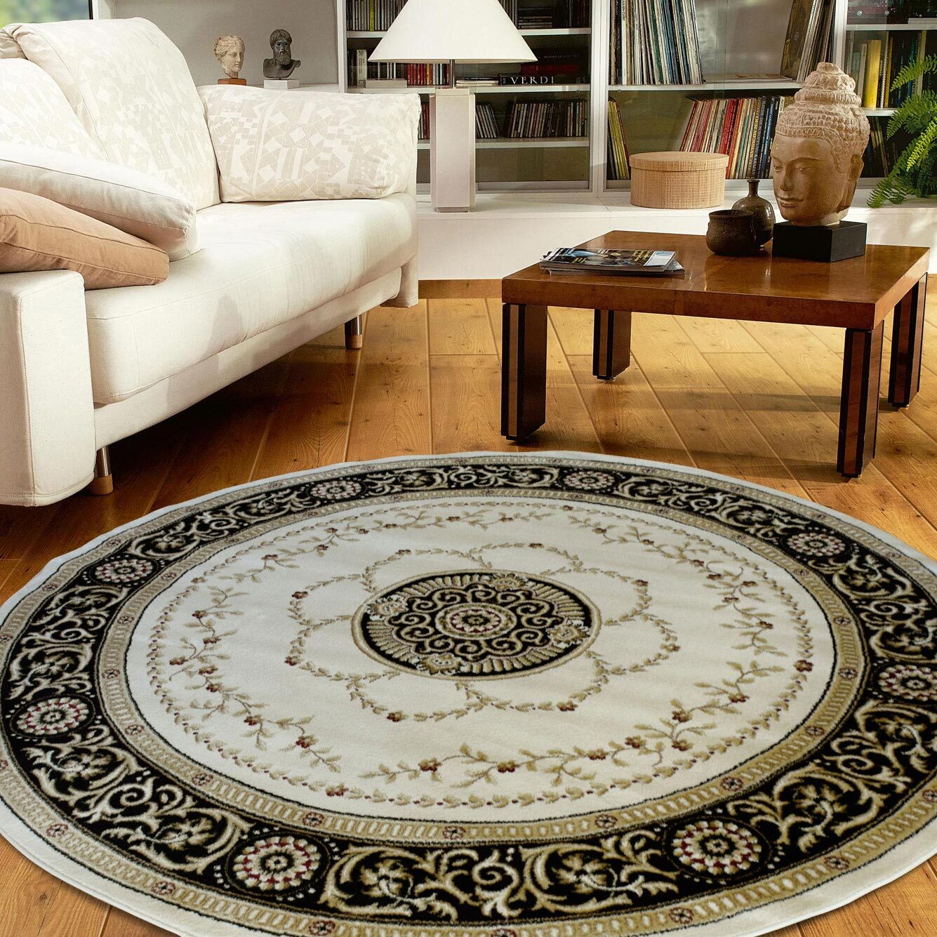 Large View Miami Traditional Medallion Rug