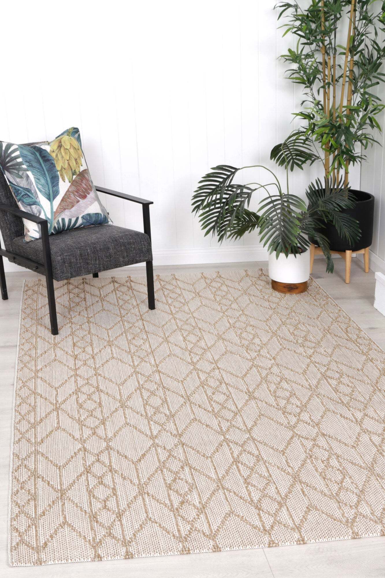 Macy IndoorOutdoor Rug Beige Trellis Rug Free Shipping