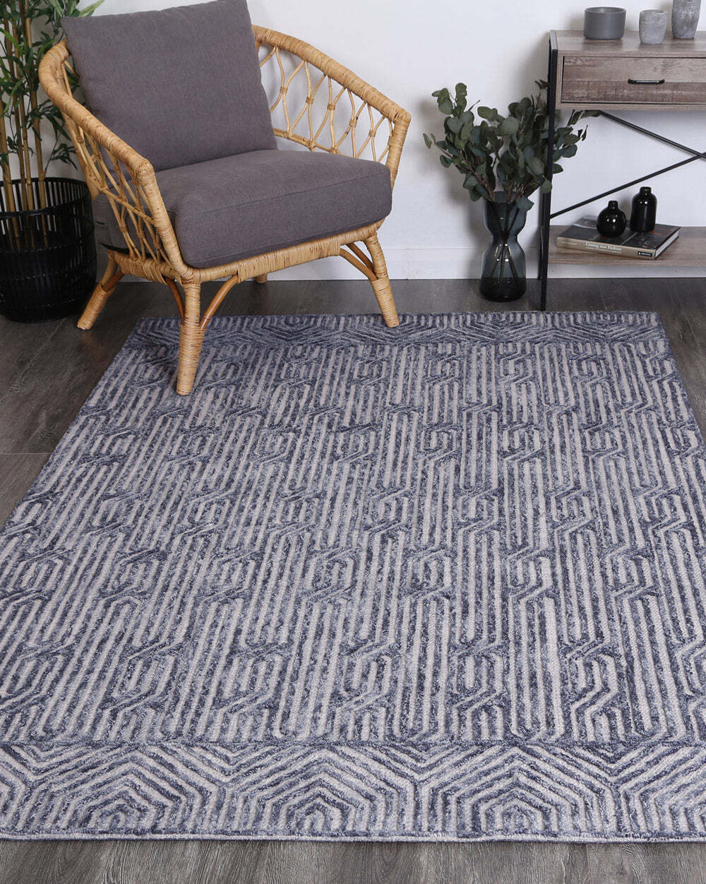 Large View Malik Handmade Wool Rug(Size 230 x 160cm)